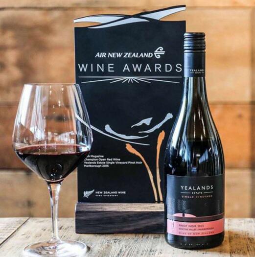黑皮诺葡萄酒:2017年度新西兰航空葡萄酒大奖
