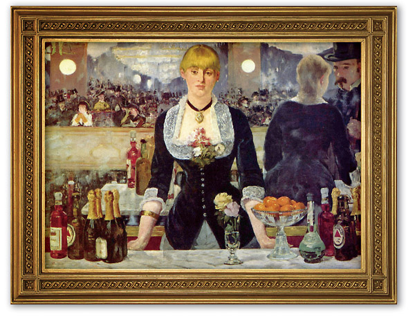 葡萄酒与艺术丨福利·贝热尔的吧台