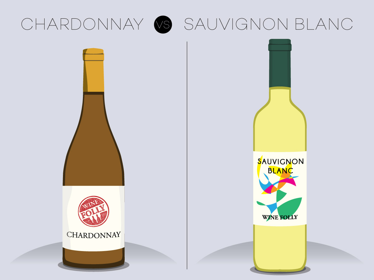 霞多丽葡萄酒和长相思葡萄酒之间的区别