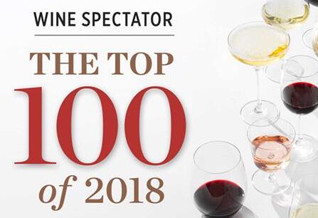 《葡萄酒观察家》公布2018年百大葡萄酒榜单