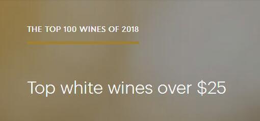 James Halliday发布年度100佳葡萄酒榜单，25澳元以上的白葡萄酒