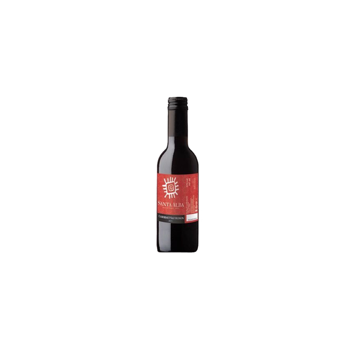 智利库里科谷香树酒庄圣塔赤霞珠干红葡萄酒187ml