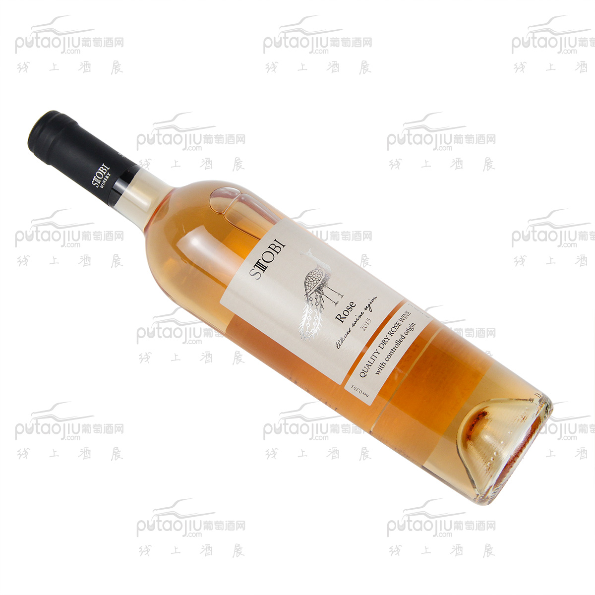 STOBI斯多比酒庄(ROSE)韵丽梅洛玫瑰A级桃红葡萄酒小众国家原装进口北马其顿红酒