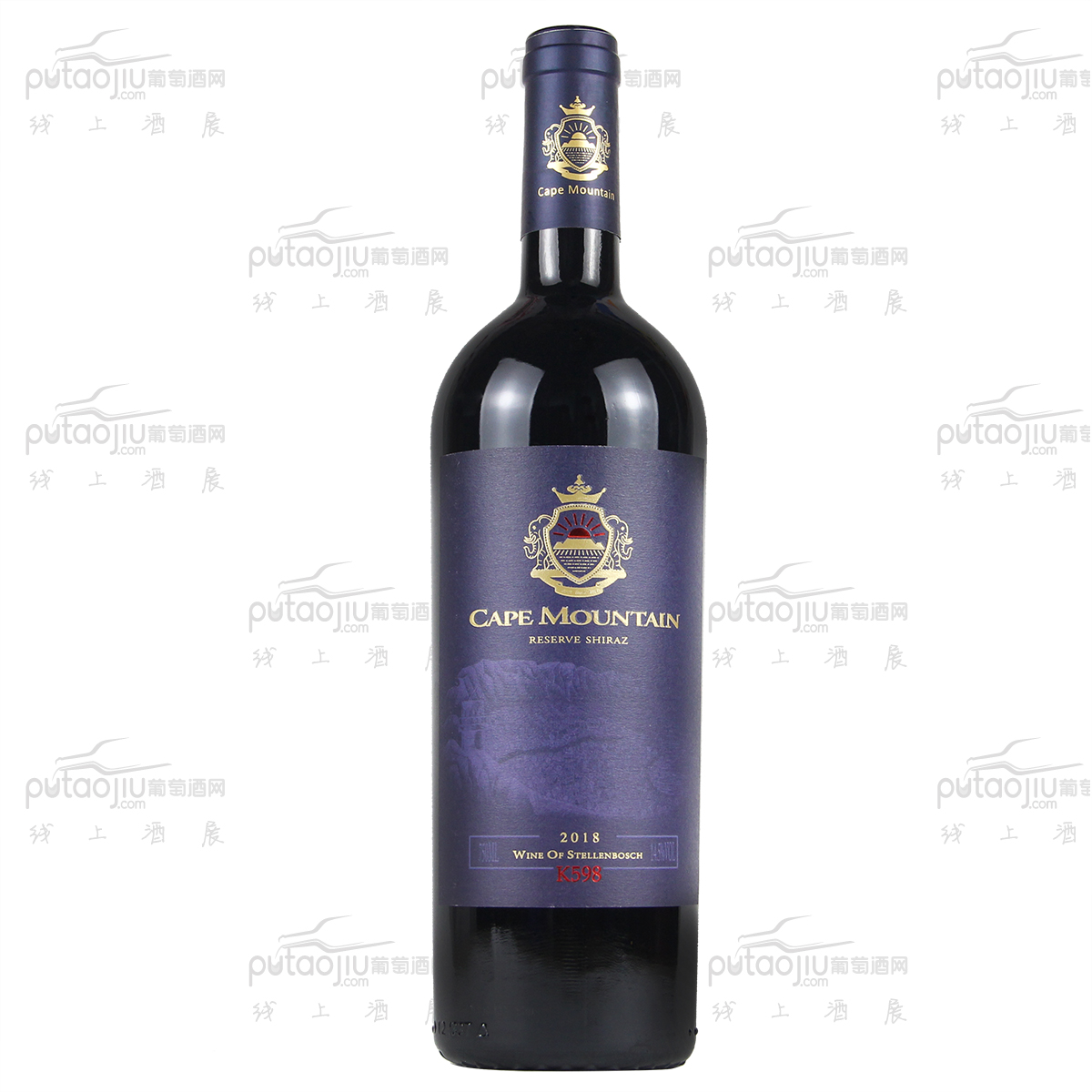 南非开普山酒庄西拉K598中等级别干红葡萄酒
