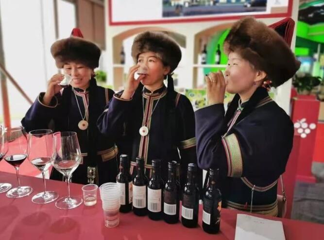 乌海葡萄酒亮相第七届内蒙古绿色农畜产品博览会