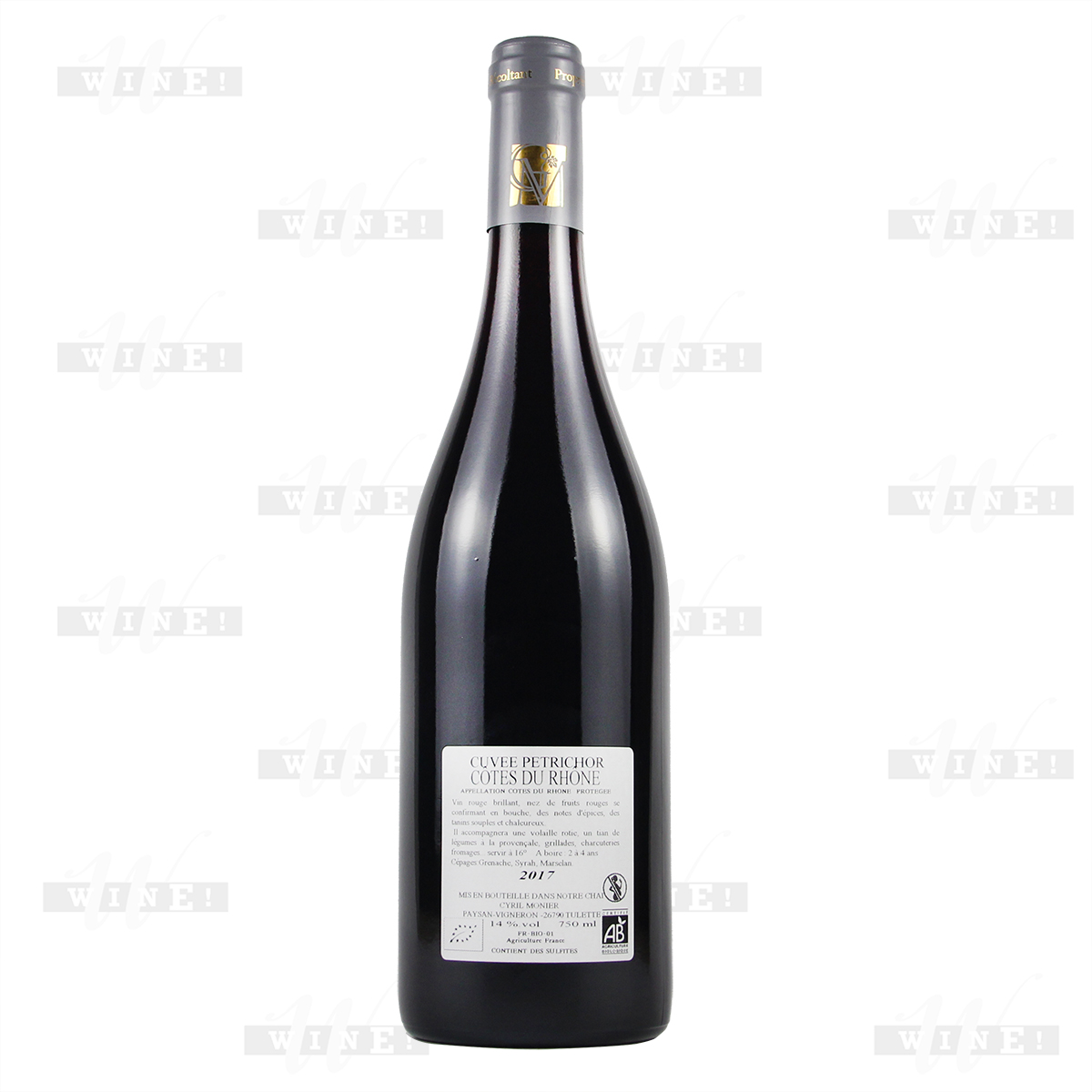 法国罗纳河谷加布里蒙尼酒庄混酿雨泥之香AOC干红葡萄酒