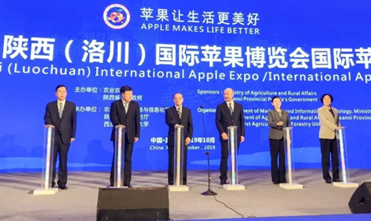 第十二届中国•陕西（洛川）国际苹果博览会国际苹果产业论坛日前举办