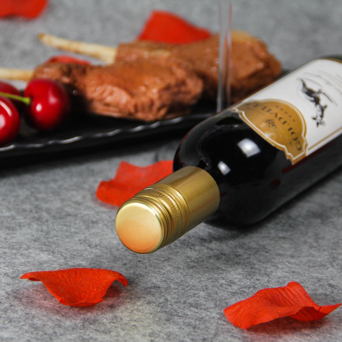 澳大利亚南澳皇冠金橡赤霞珠金色小瓶干红葡萄酒红酒375ml