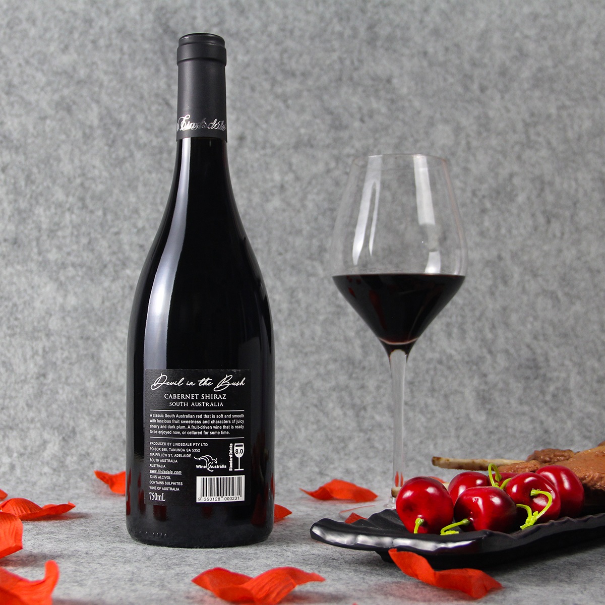 澳大利亚南澳林德菲尔德丛林系列赤霞珠西拉干红葡萄酒红酒