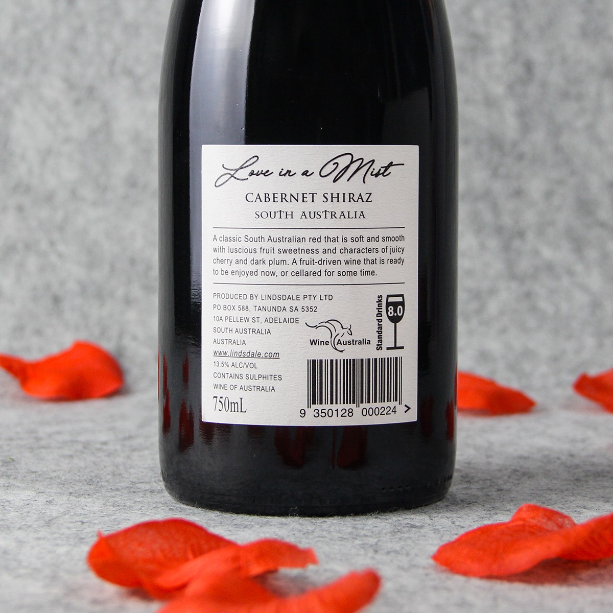  澳大利亚南澳林德菲尔德迷雾系列赤霞珠西拉干红葡萄酒红酒