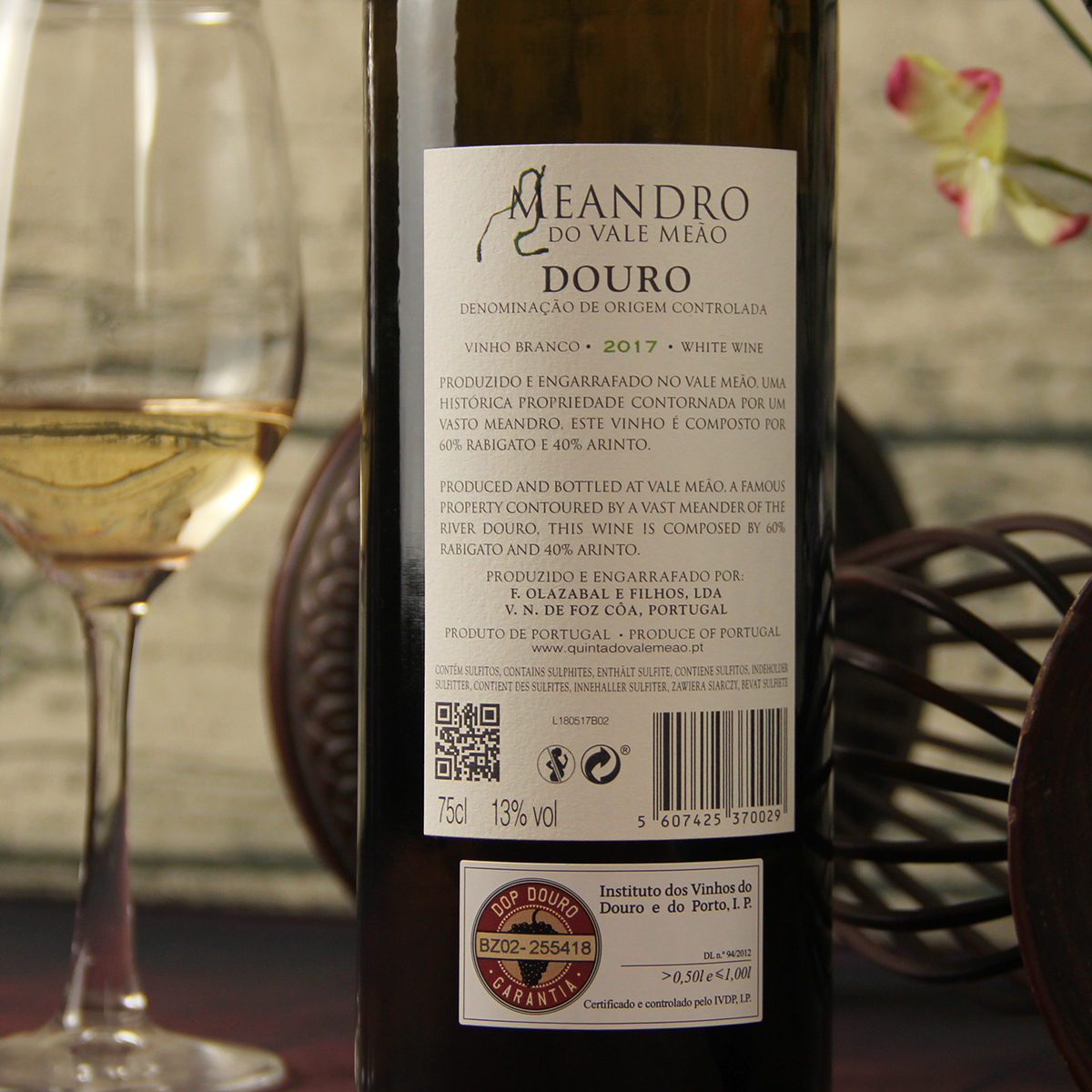 葡萄牙杜罗河华丽美奥酒庄雅菱度拉比加图混酿美安祖干白葡萄酒