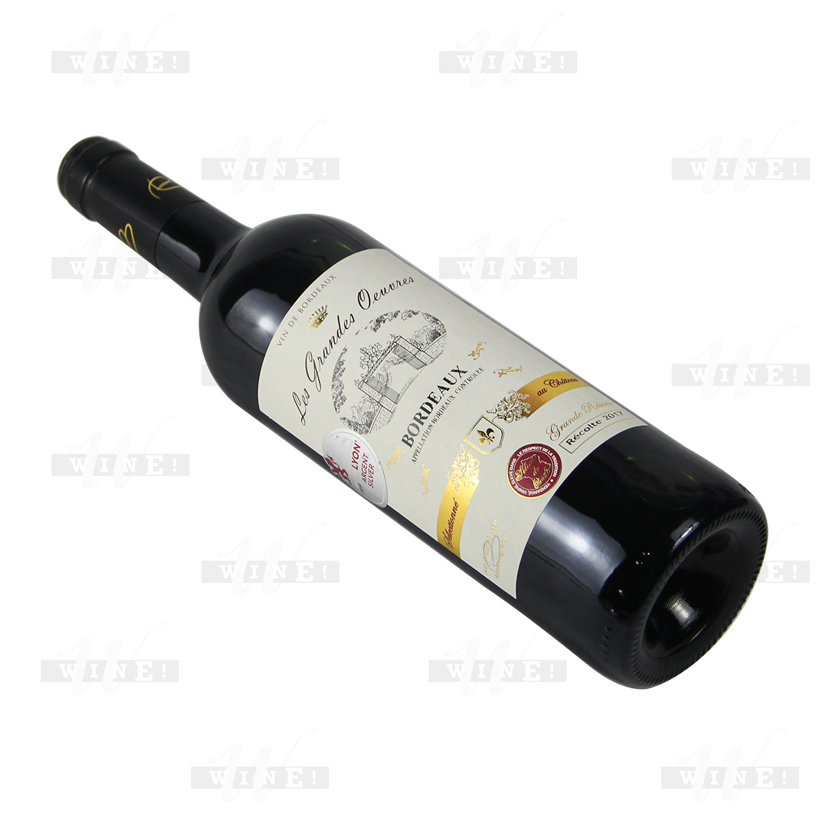 法國波爾多格朗艾弗赤霞珠梅洛干紅葡萄酒