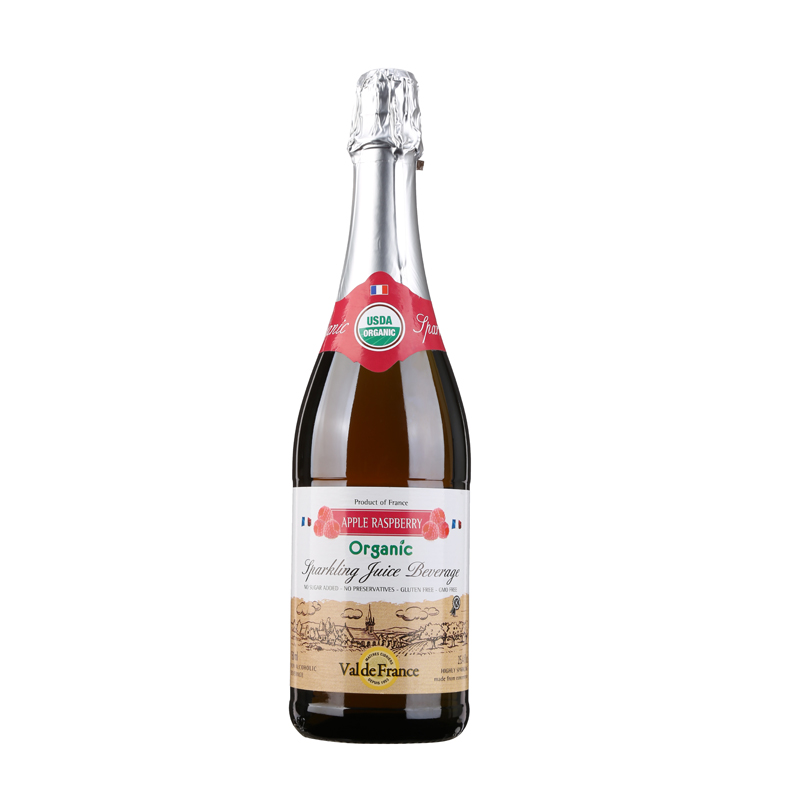 法国朗斯河畔普勒迪安产区沃迪安酒庄树莓起泡果汁