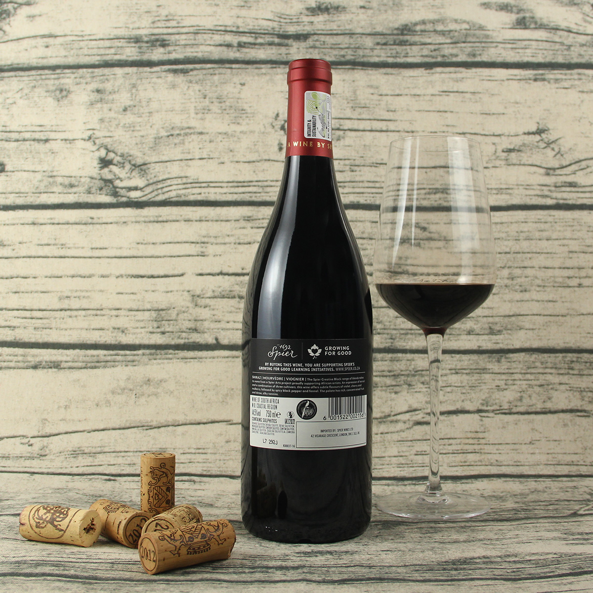 南非斯泰伦博斯斯皮尔酒庄创意区间系列3号干红葡萄酒红酒