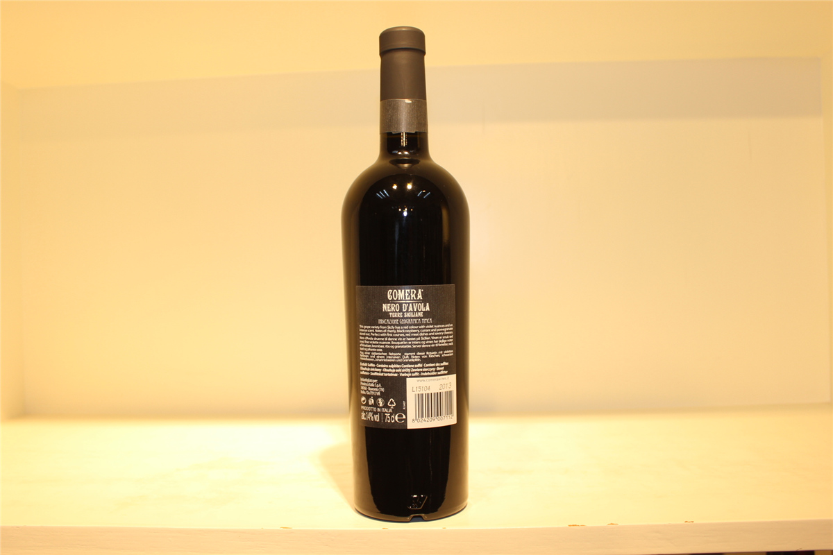 意大利西西里岛普罗温科酒庄康美黑达沃拉红葡萄酒红酒
