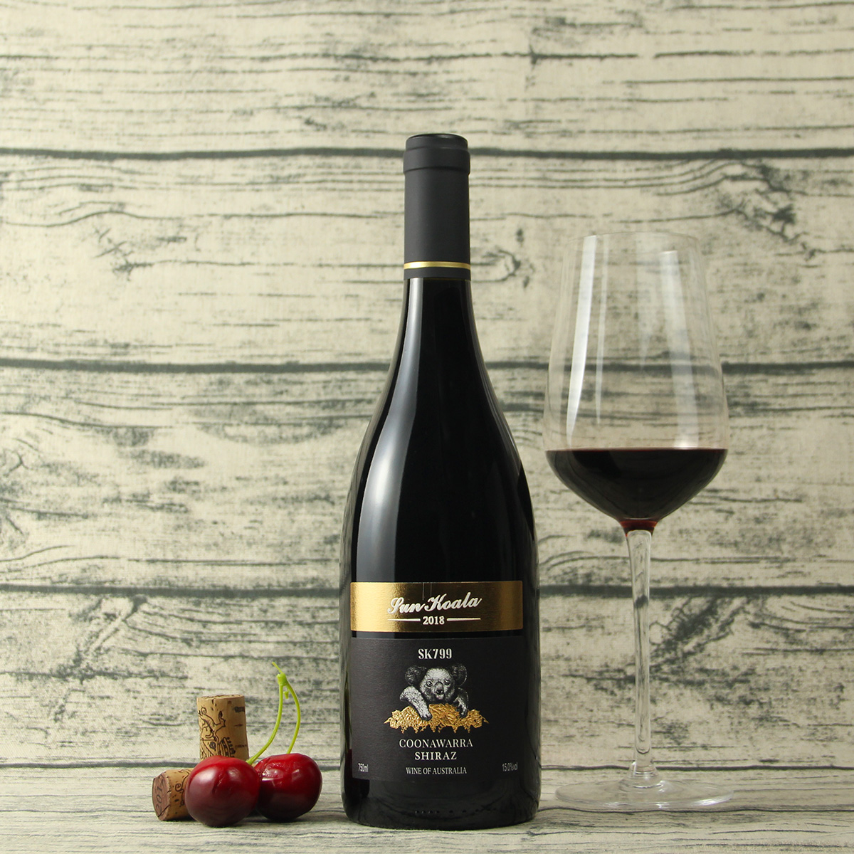 澳大利亚库纳瓦拉阳光考拉SK799西拉干红葡萄酒