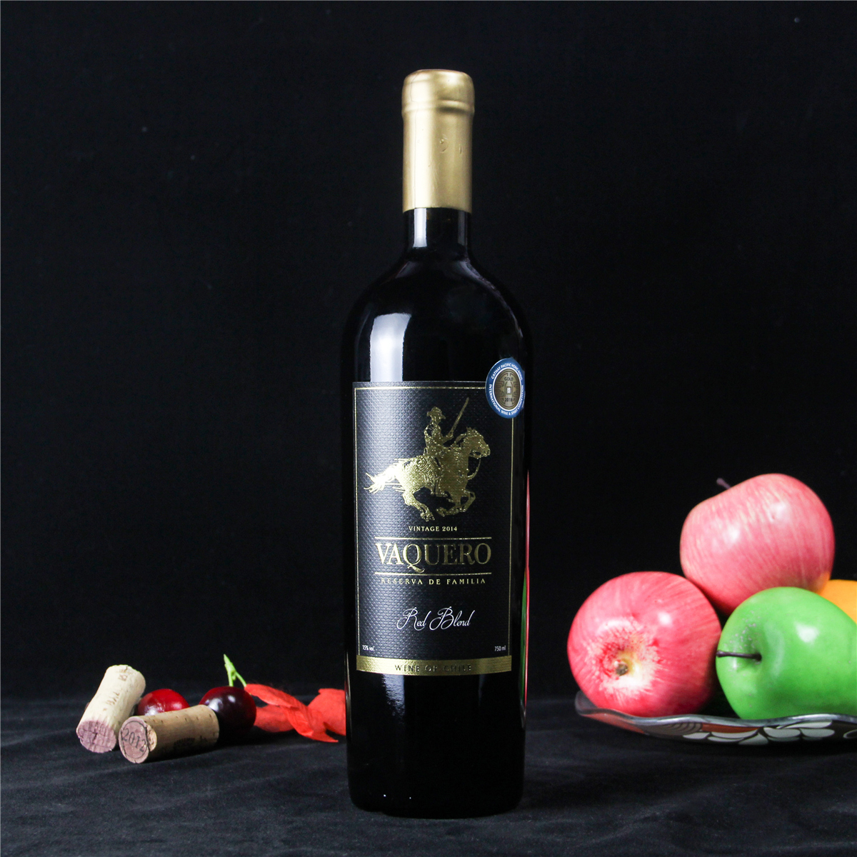 智利迈坡谷骑士维卡罗家族珍藏干红葡萄酒红酒