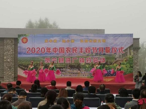 第三届中国农民丰收节洪广镇分会场庆祝活动在原歌酒庄举行