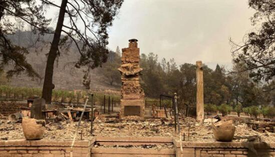 加州大火已经摧毁纳帕谷17家酿酒厂