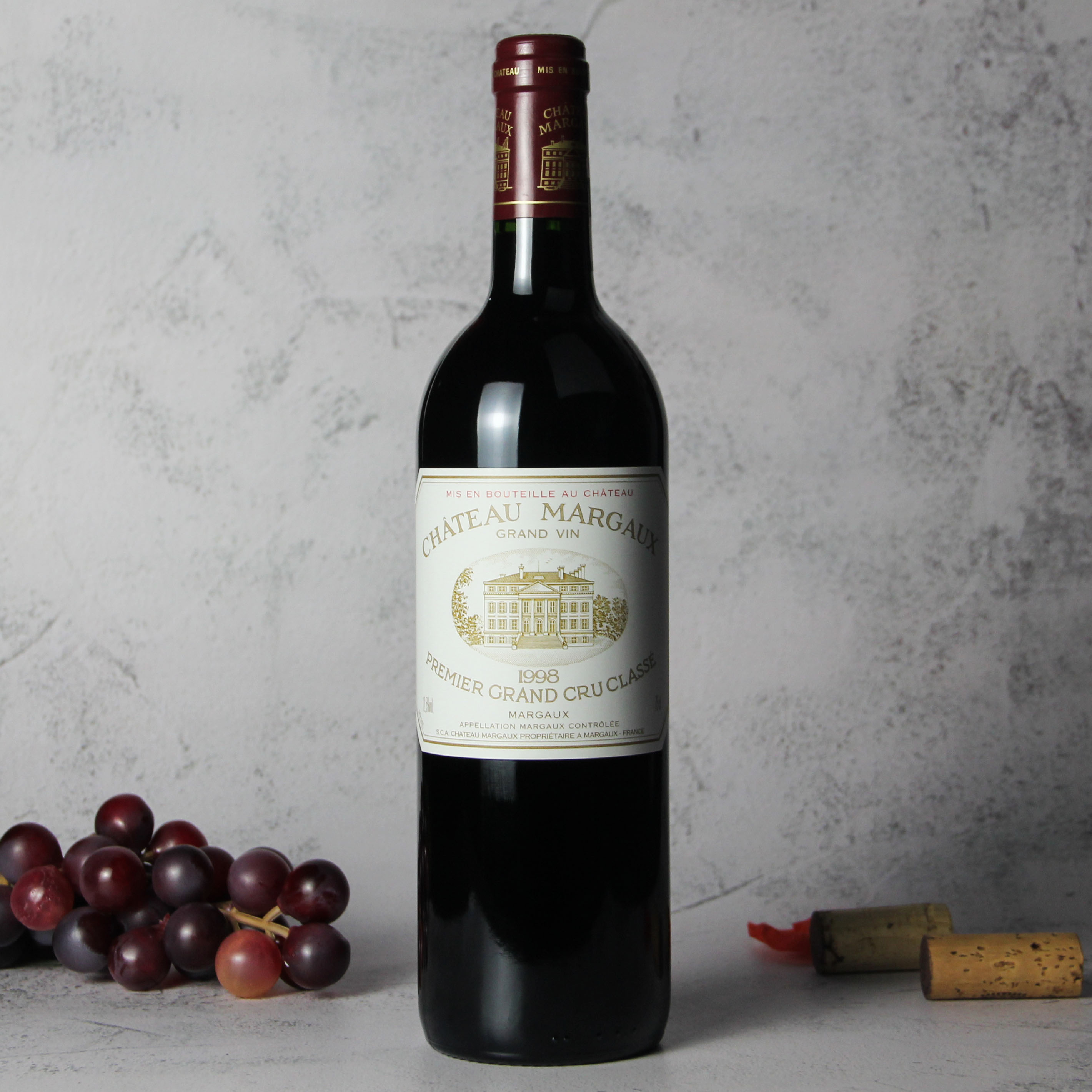 法国波尔多玛歌酒庄干红葡萄酒红酒1998