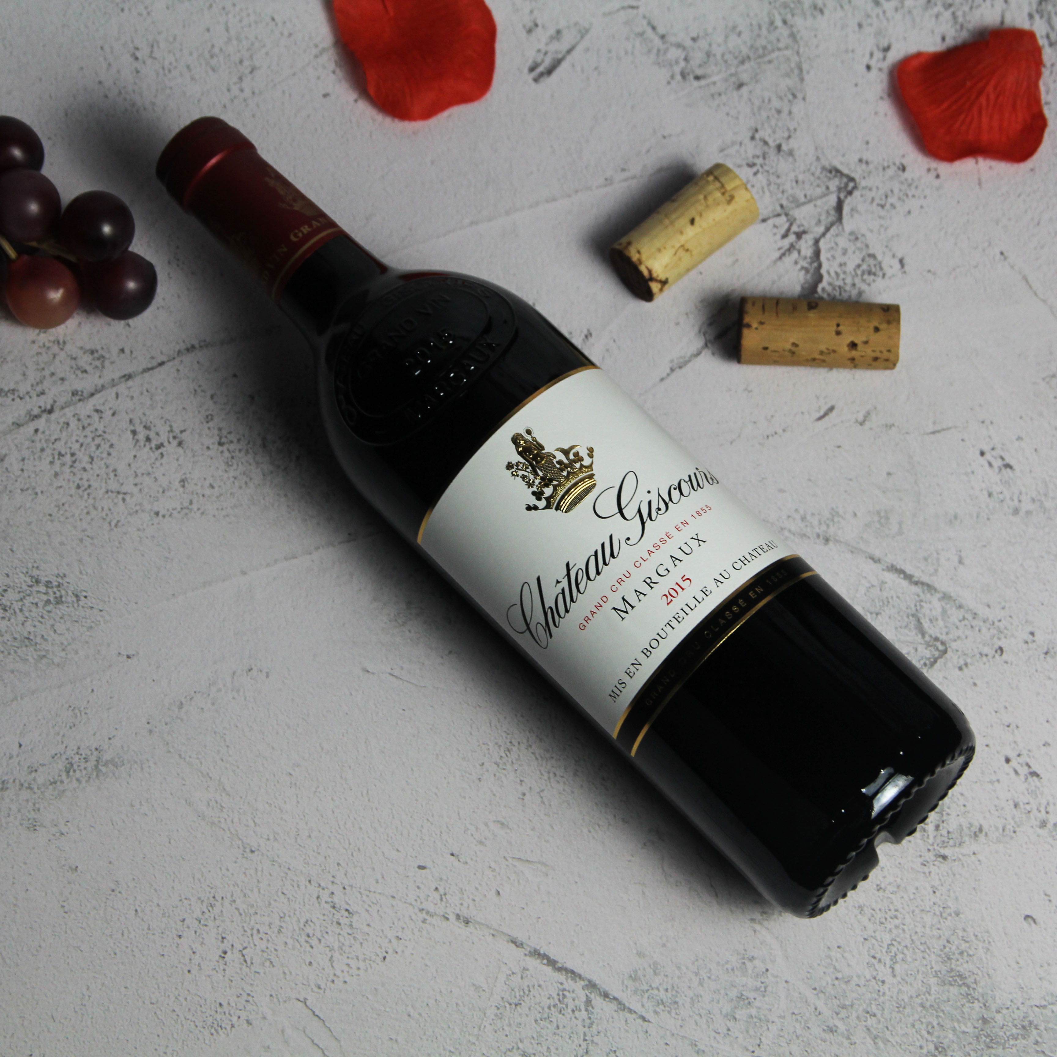 法国波尔多玛歌美人鱼庄园干红葡萄酒红酒2015