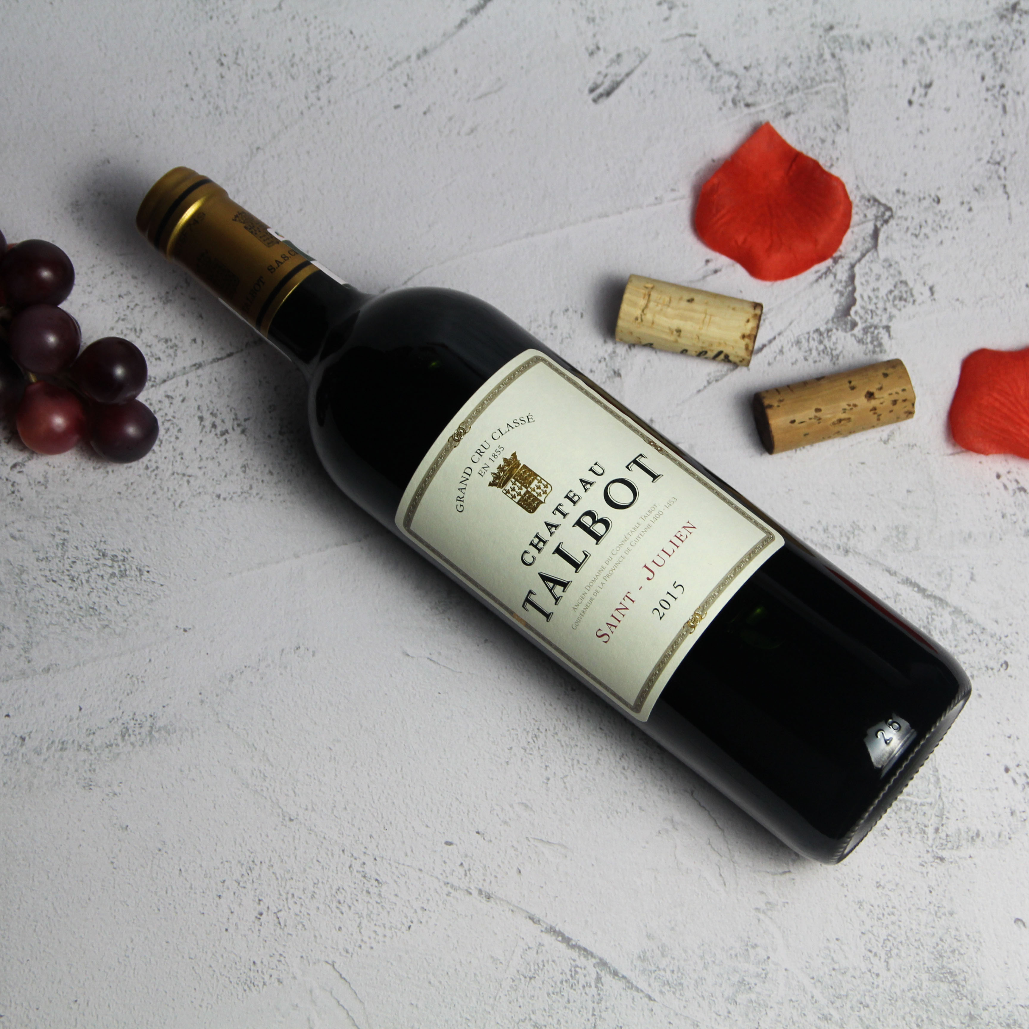 法国波尔多圣朱利安大宝酒庄红葡萄酒红酒2015