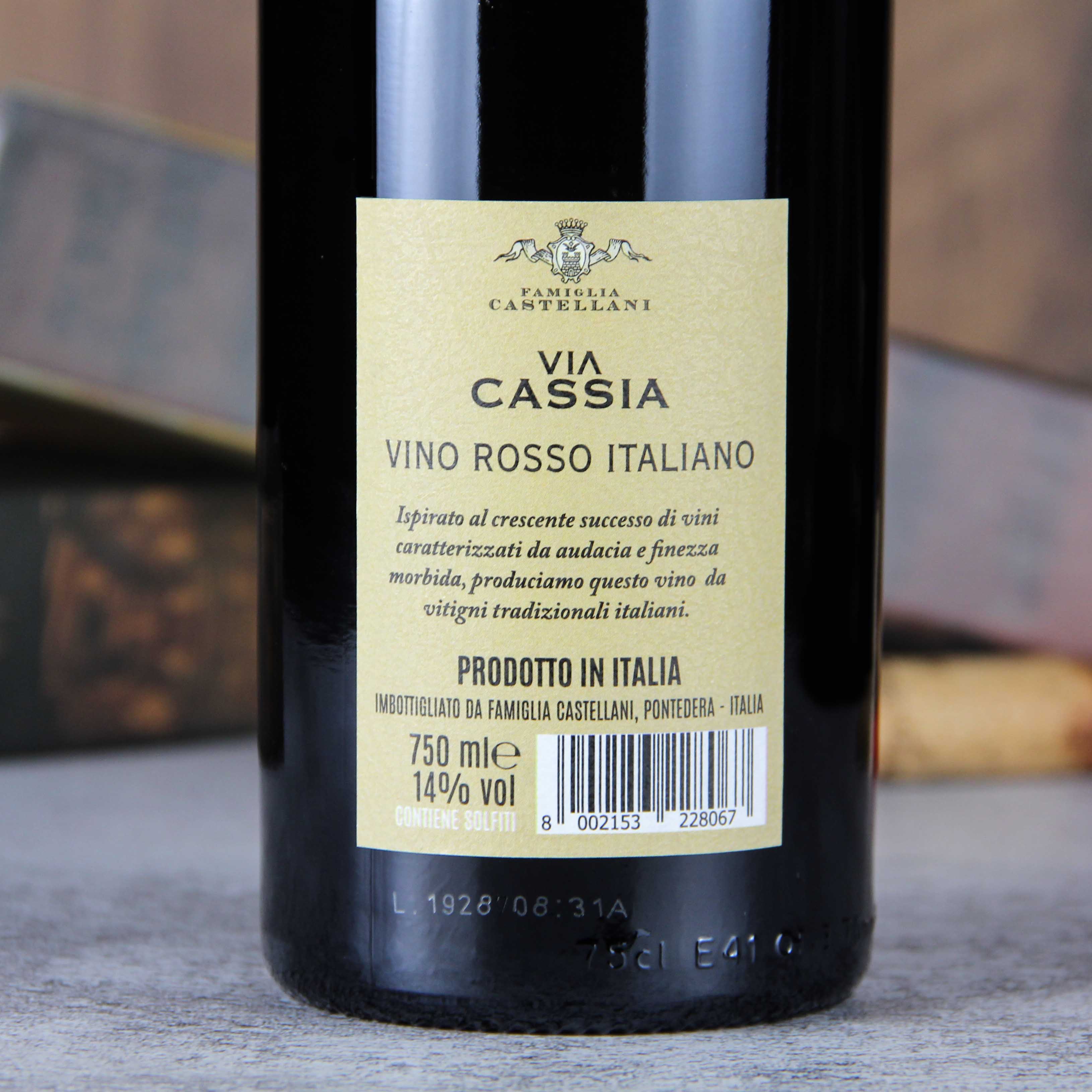 意大利托斯卡纳卡西亚·云歌6号半干红葡萄酒红酒