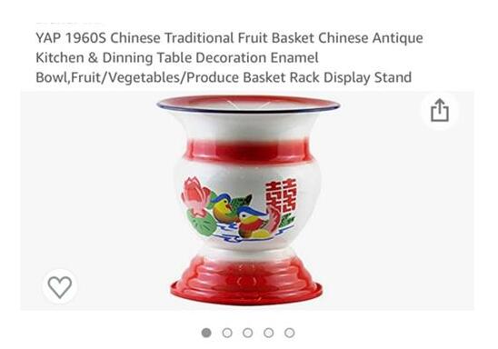 中国痰盂被误认为是果篮和冰酒桶