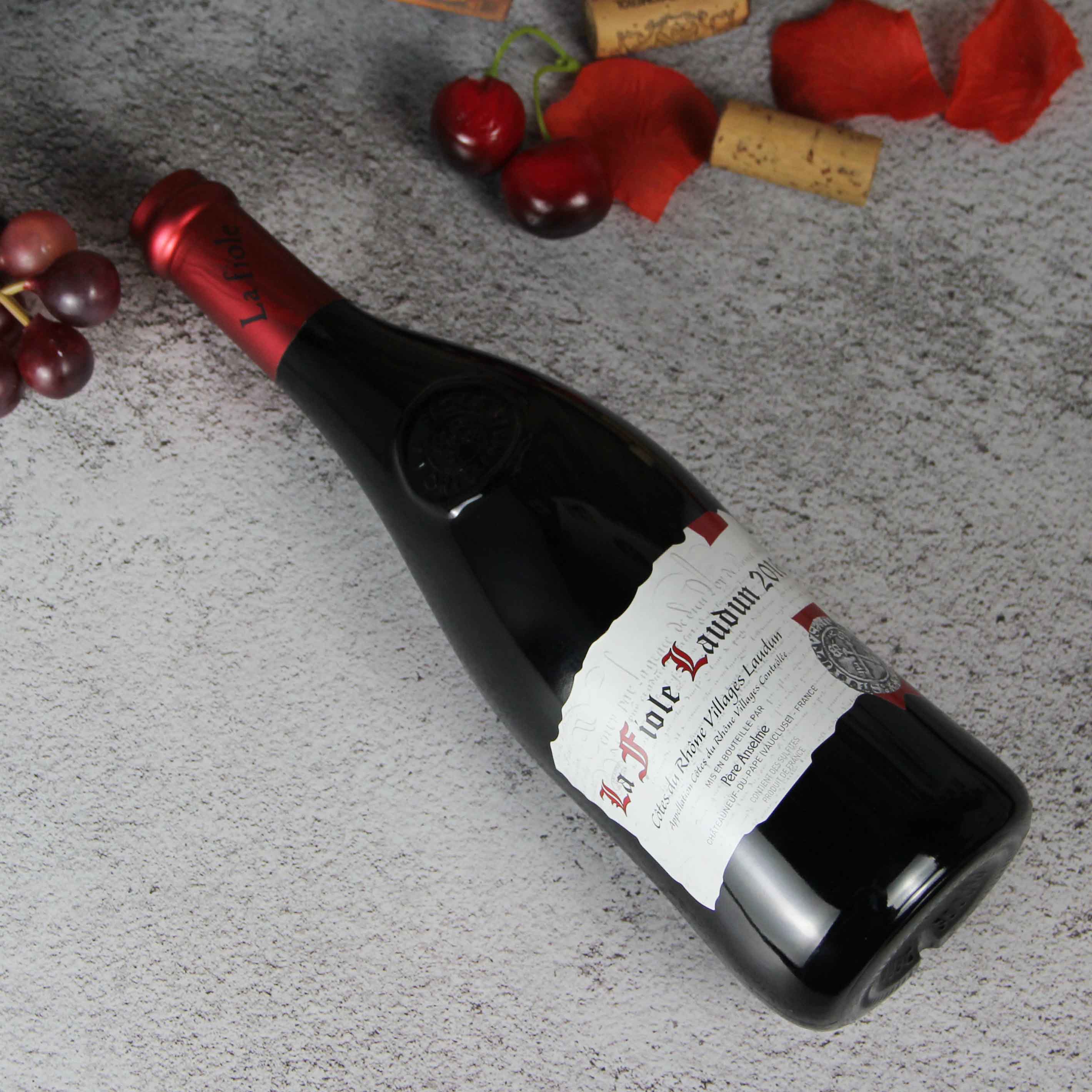 法国夫华 罗顿村庄（歪脖子）红葡萄酒红酒