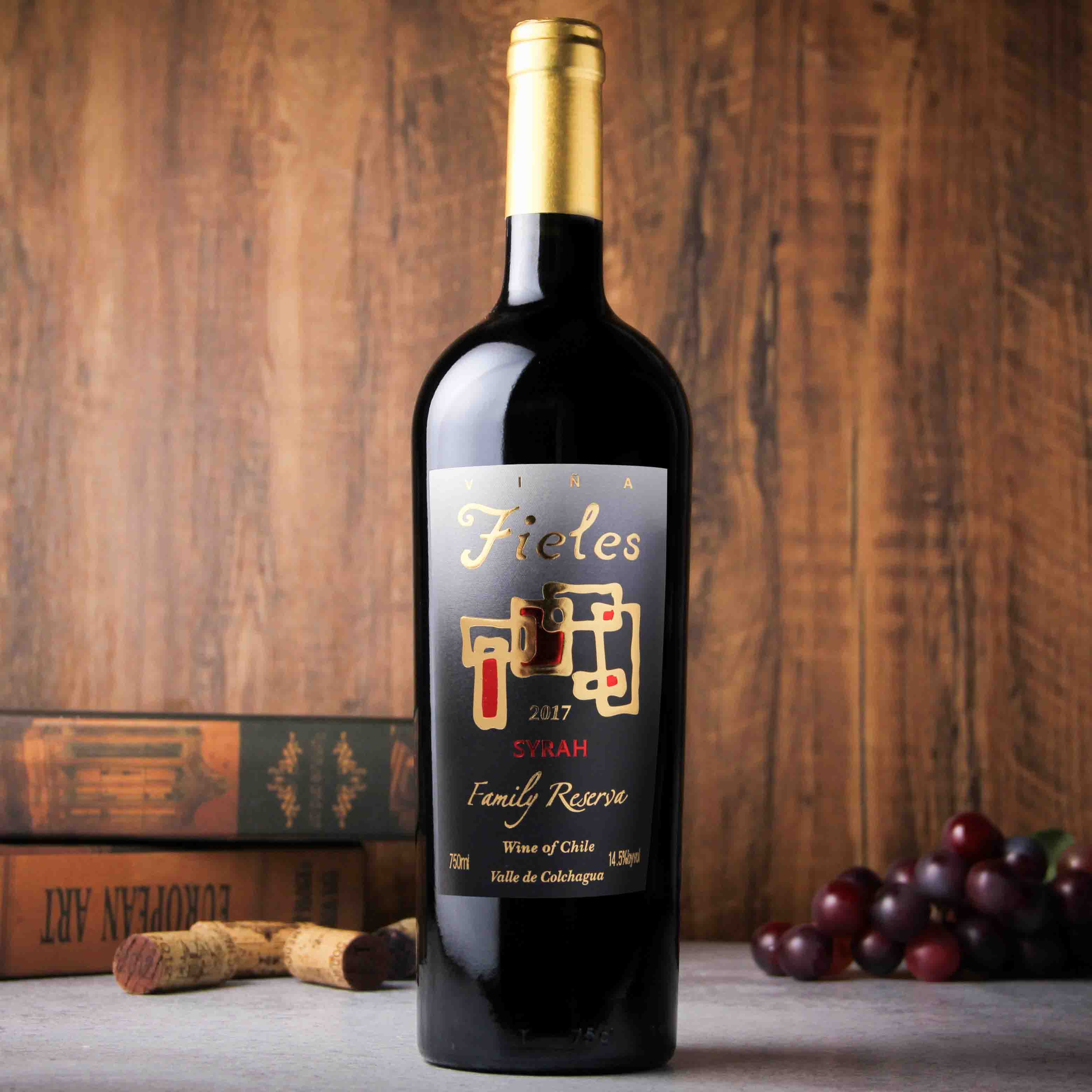 智利科尓查瓜谷菲利斯家族珍藏西拉红葡萄酒