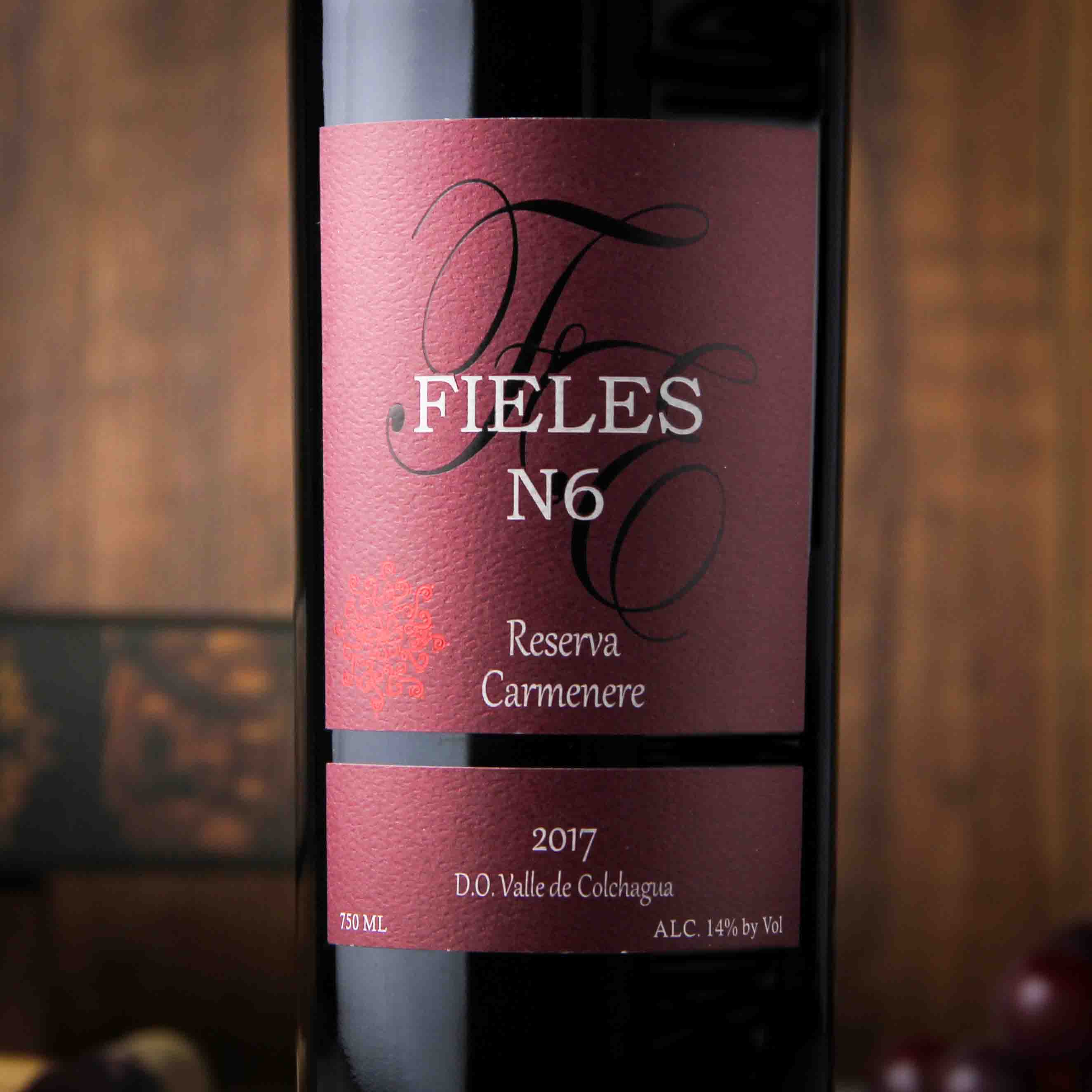 智利科尓查瓜谷菲利斯珍藏卡曼娜干红葡萄酒N6