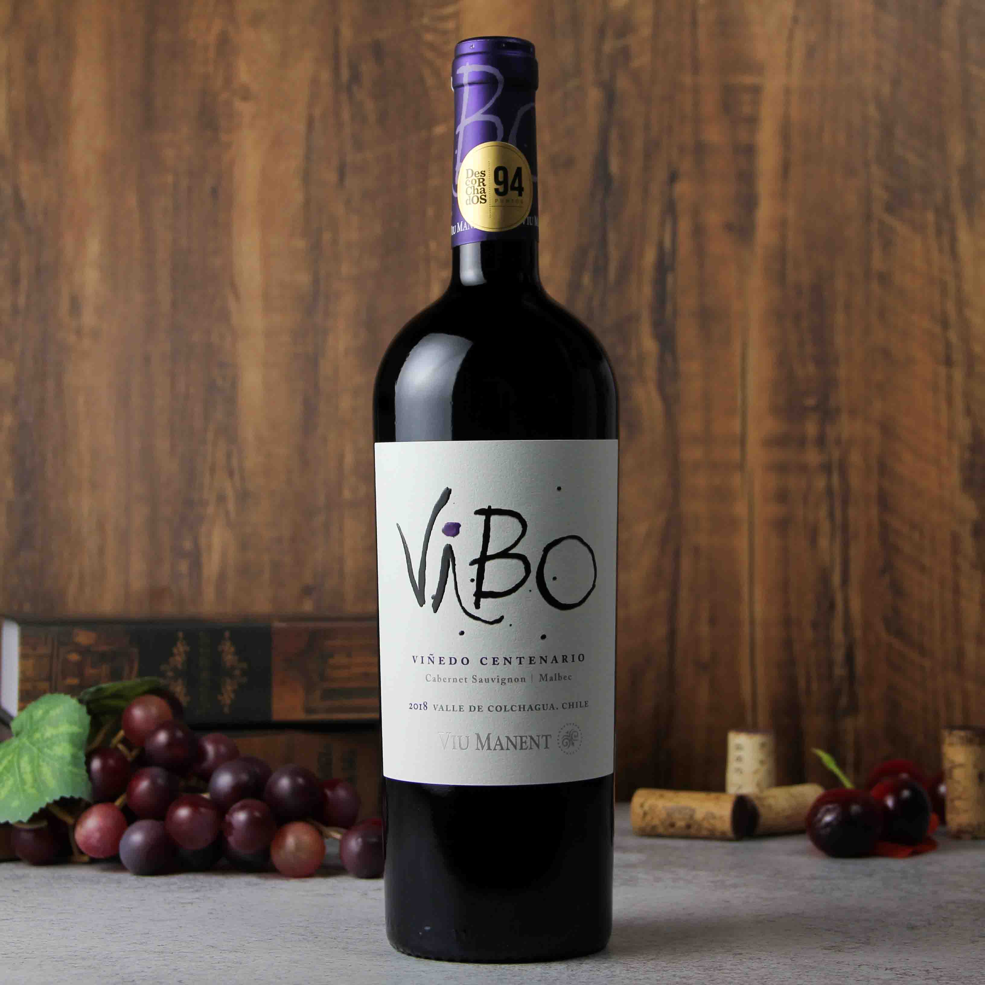 智利科尓查瓜谷威波百年珍藏红葡萄酒红酒