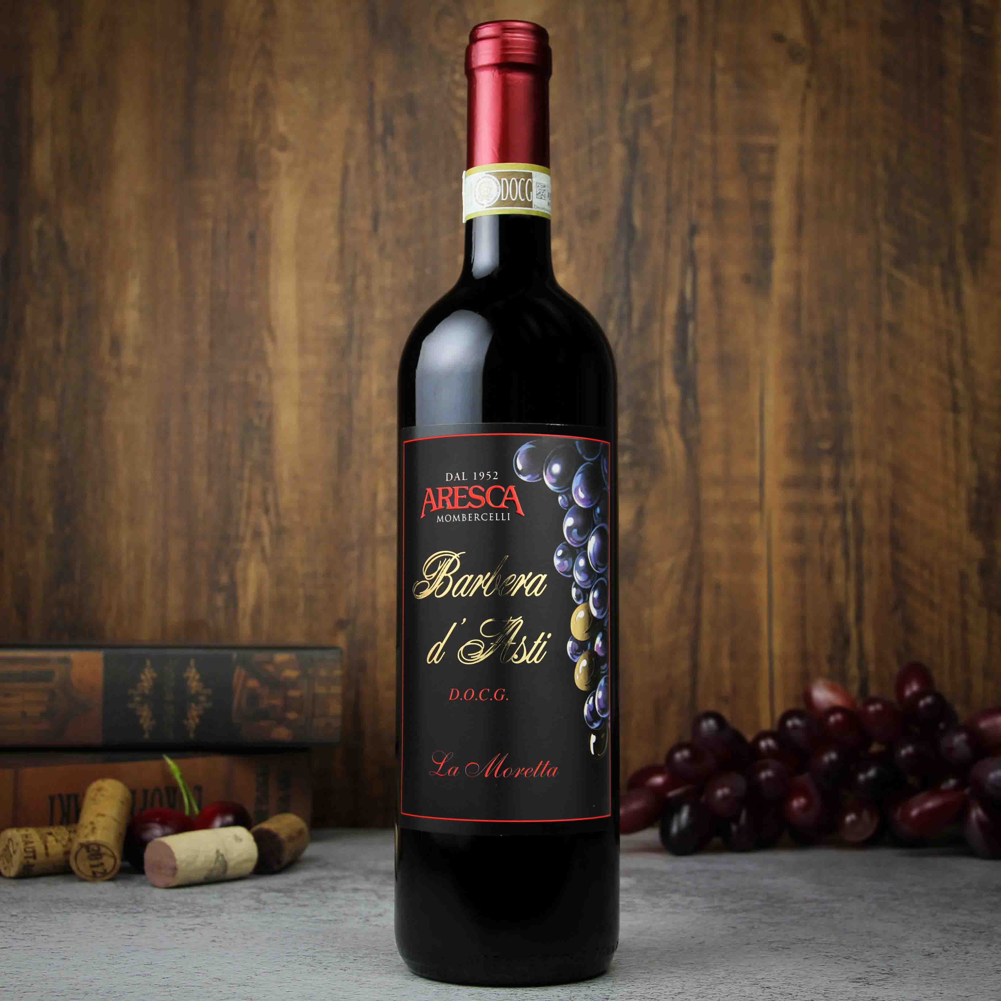 意大利皮埃蒙特ARESCA酒庄巴贝拉·阿斯蒂红葡萄酒红酒