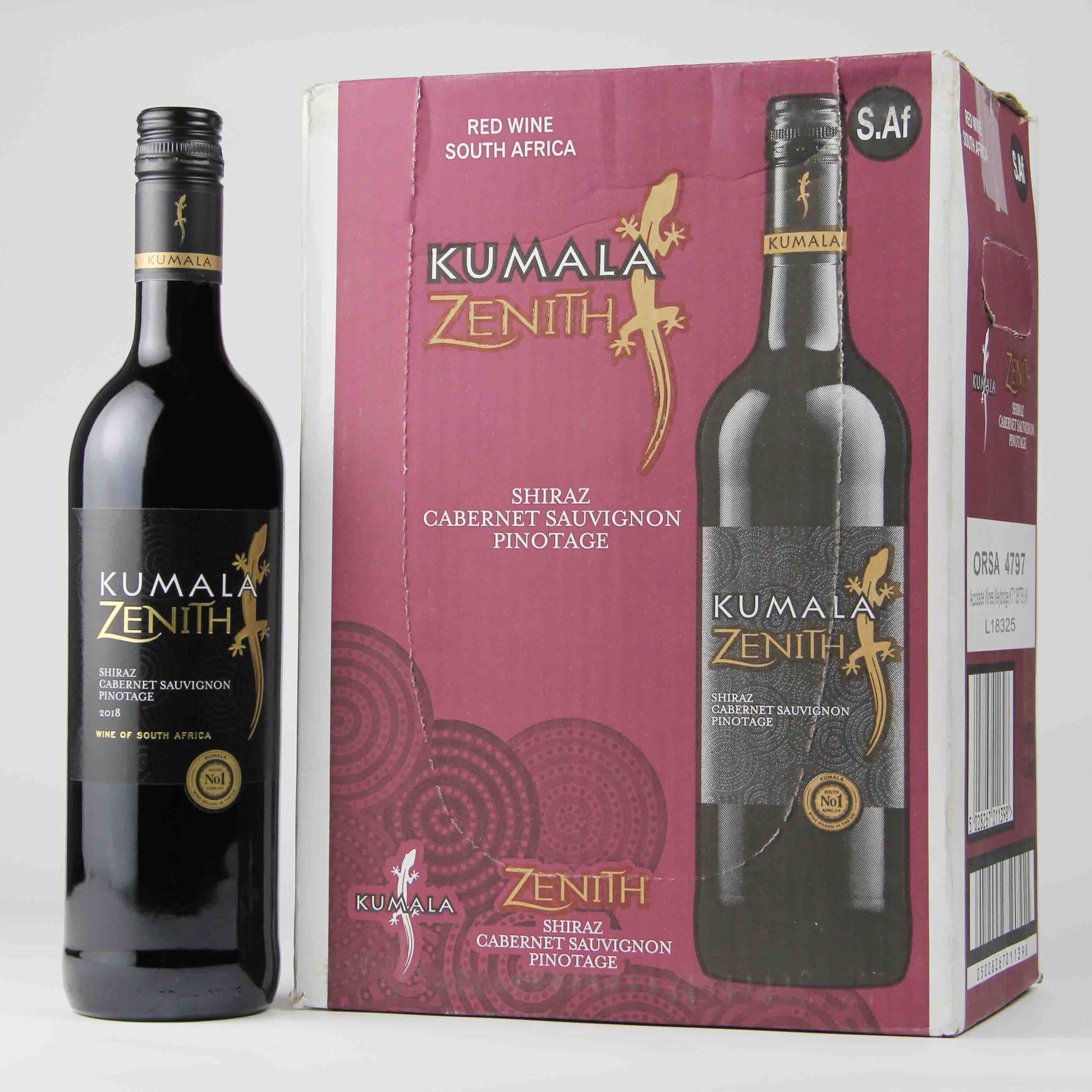 南非西开普库马拉瞻领经典干红葡萄酒红酒