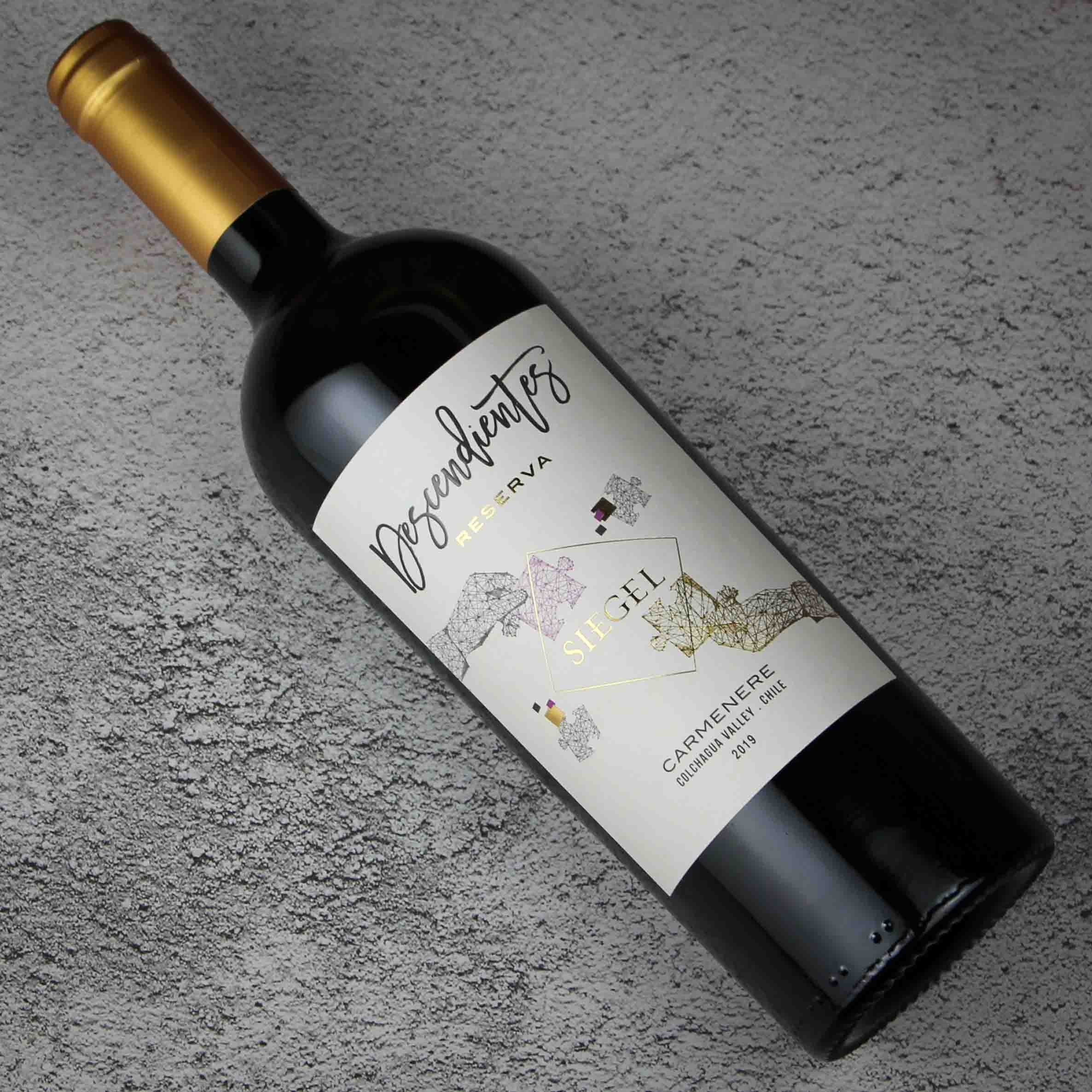 智利空加瓜谷西格尔酒庄传承珍藏佳美娜红葡萄酒红酒