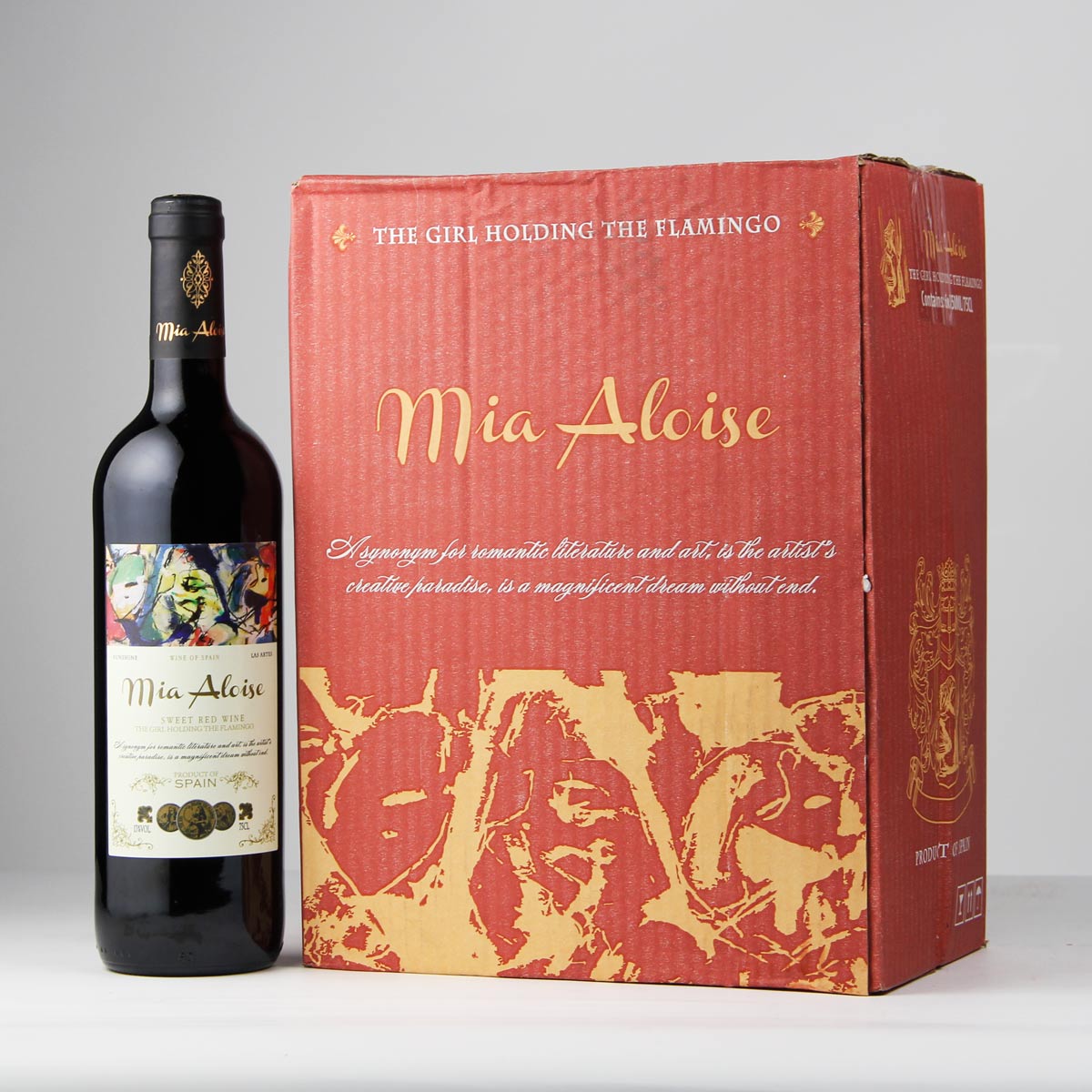西班牙米雅爱丽丝甜红葡萄酒