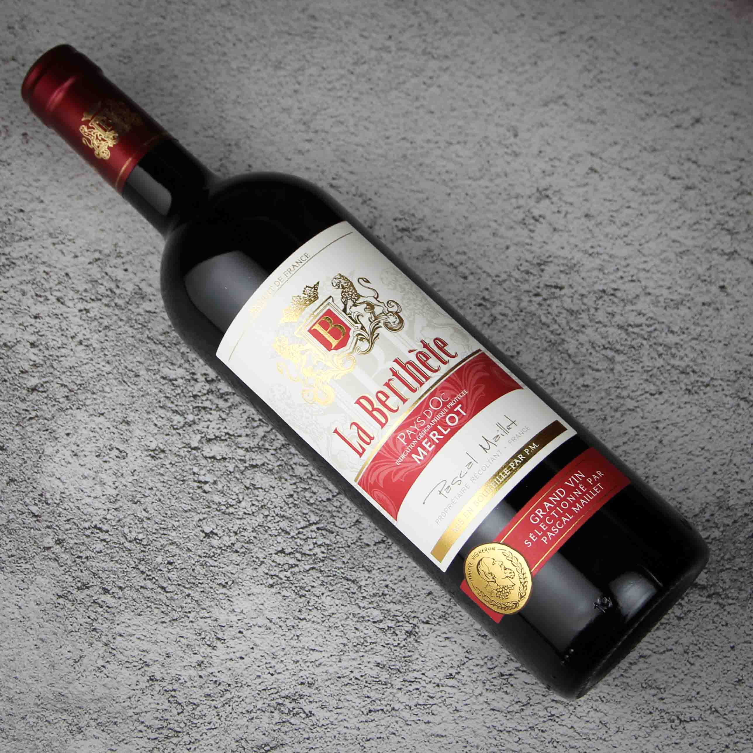 法国拉贝庄 梅洛红葡萄酒 