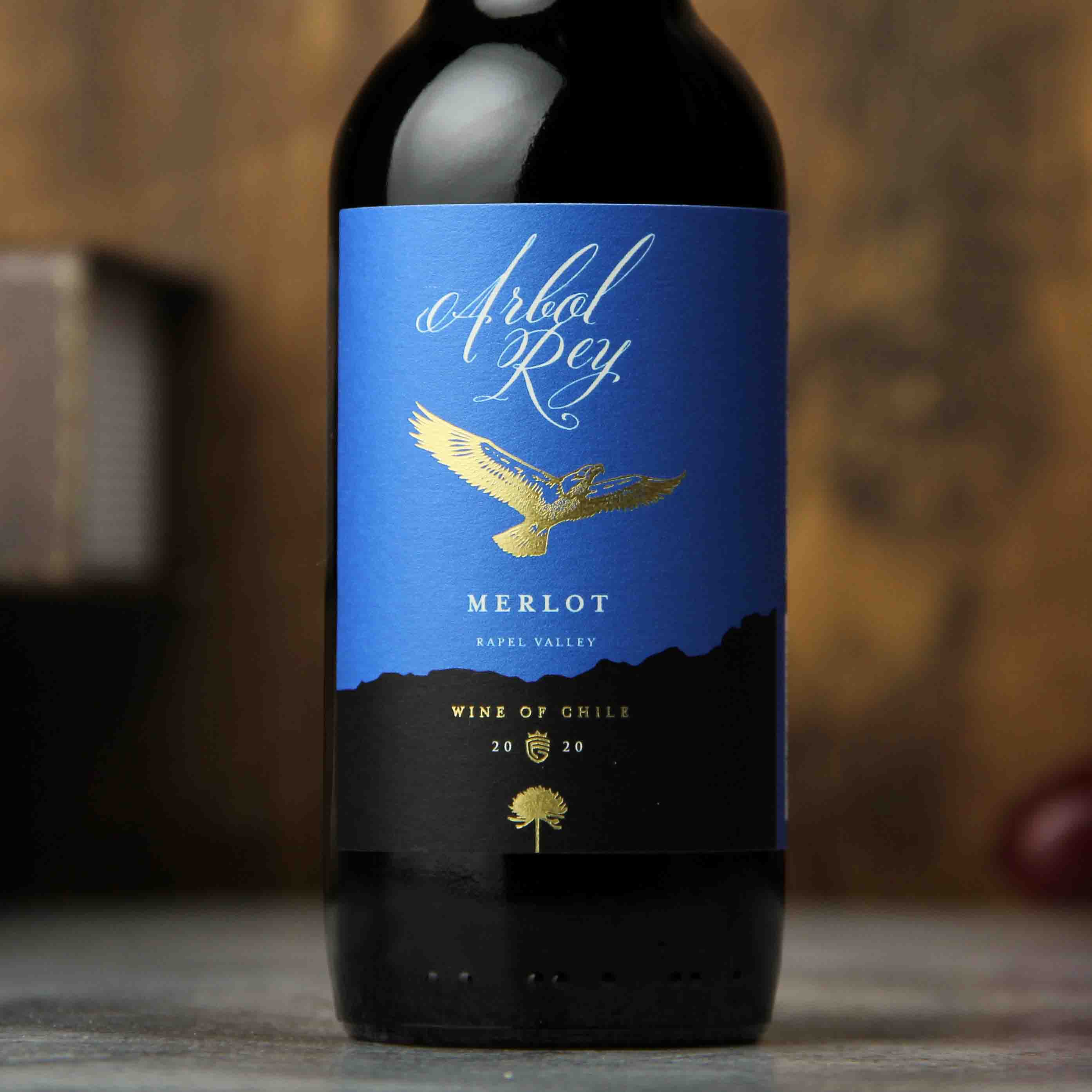 智利拉佩尔谷森林之王经典美乐干红葡萄酒187.5ml
