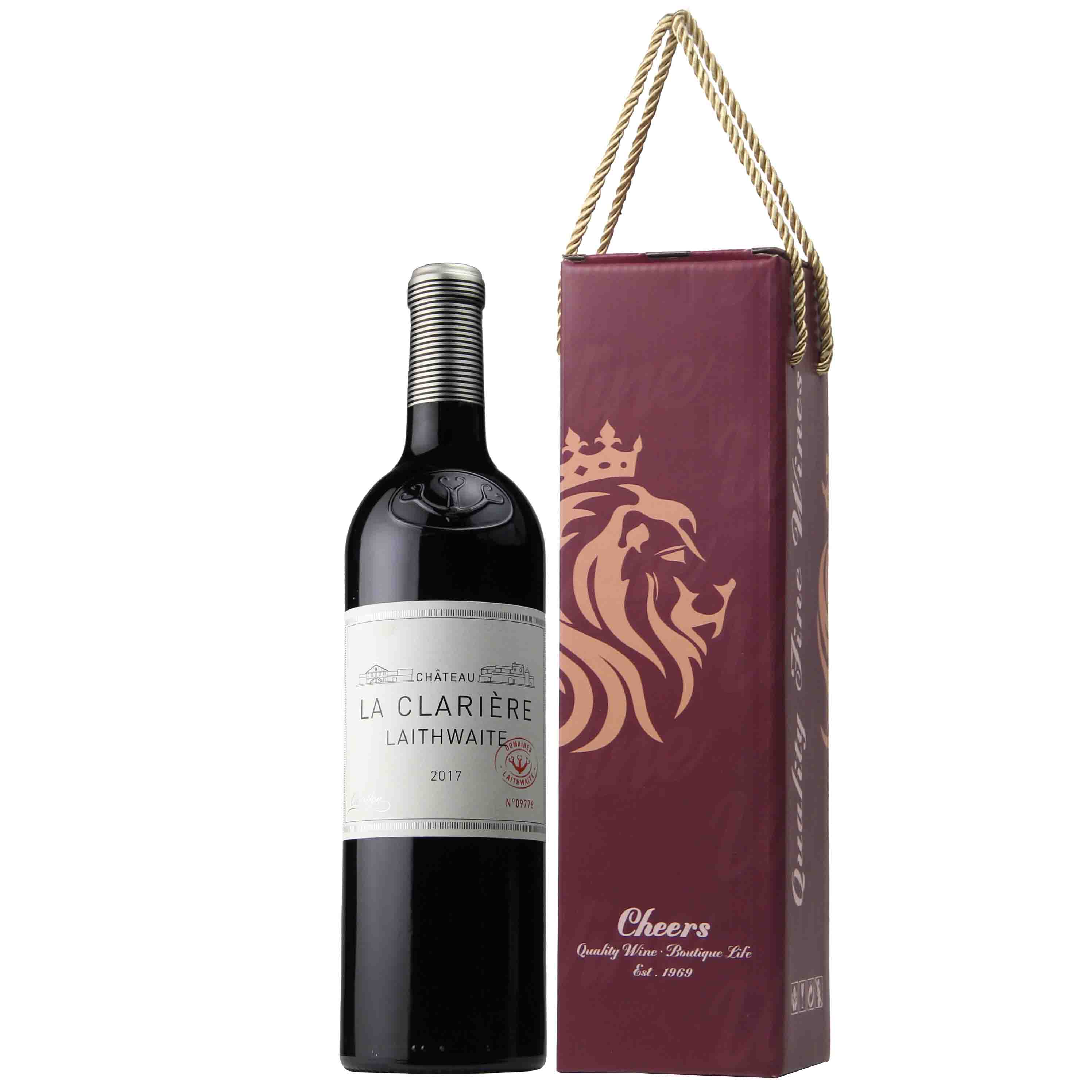 法国莱狮庄园波尔多红葡萄酒2017