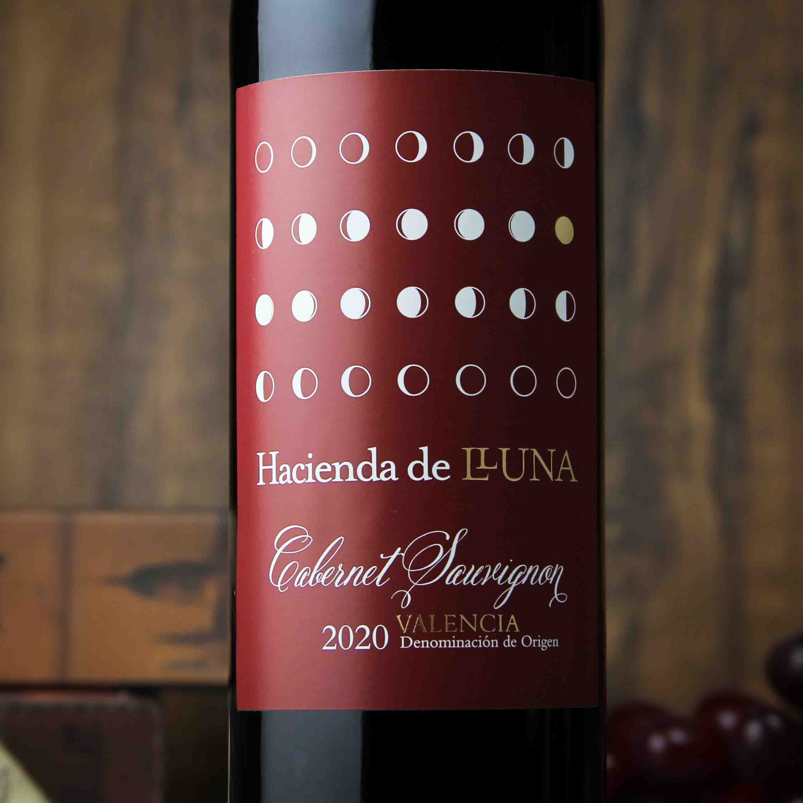 西班牙露娜庄园红月赤霞珠红葡萄酒 2020