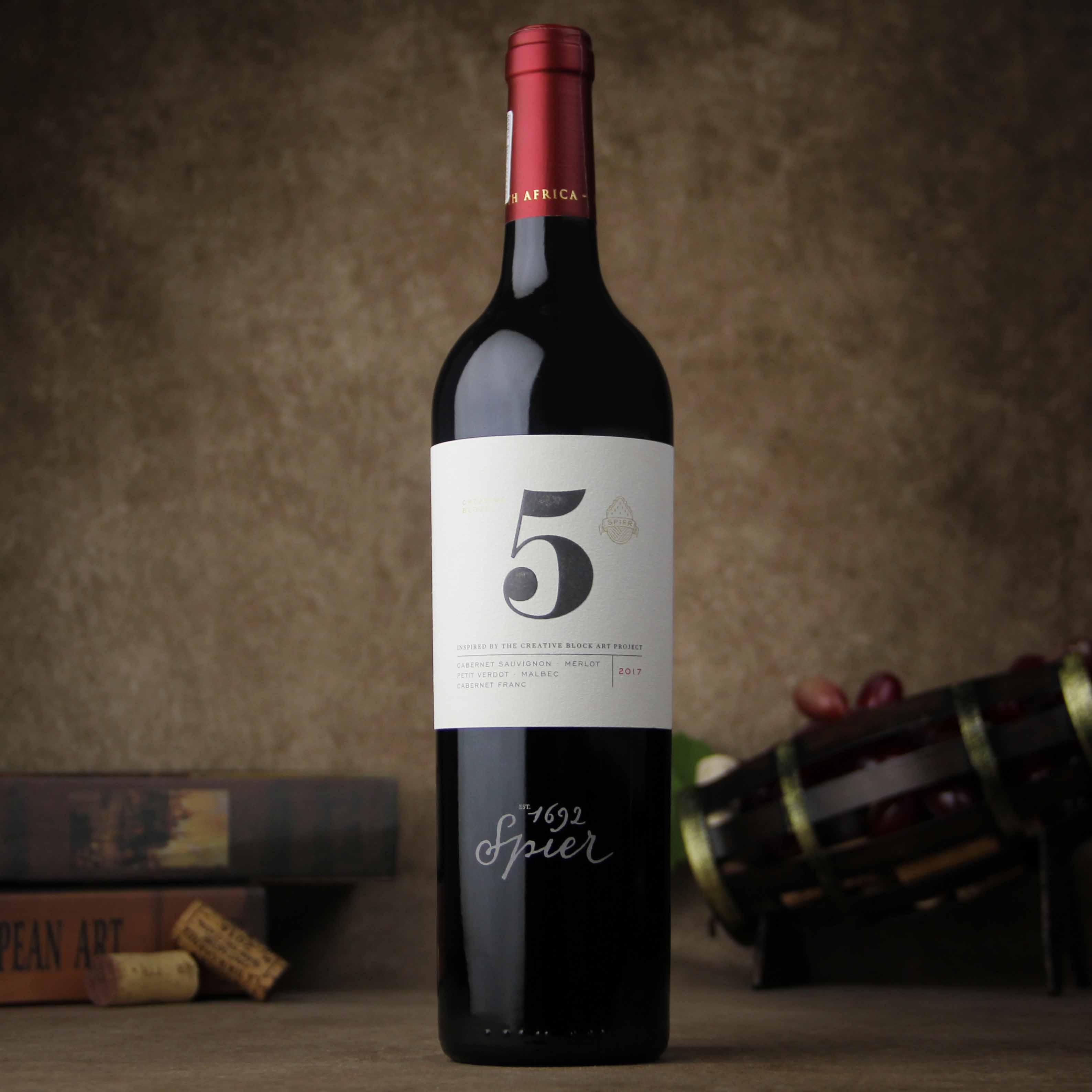 南非斯泰伦布什斯皮尔创意区间5号混酿红葡萄酒