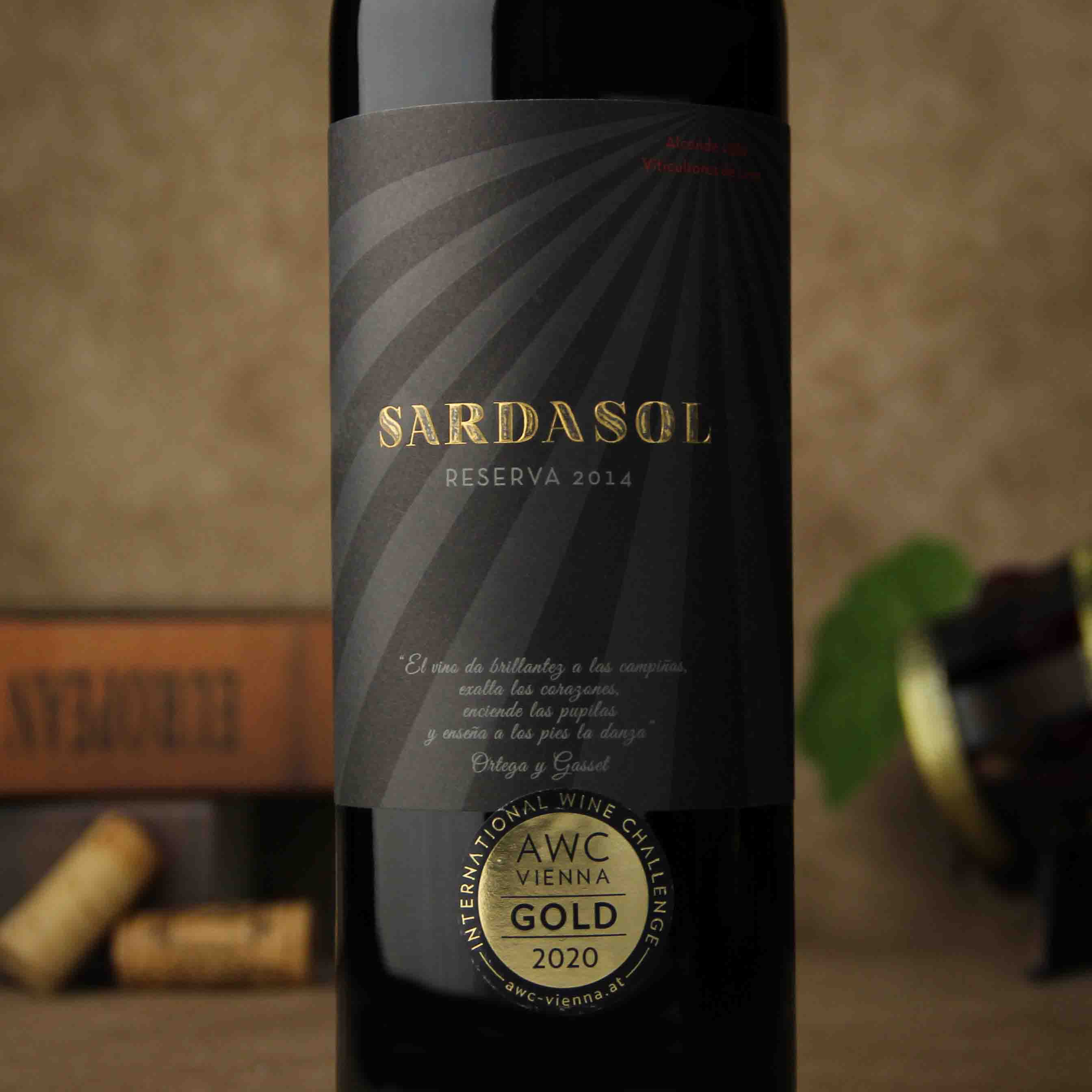西班牙纳瓦拉阿尔康德酒庄萨达索尔珍藏干红葡萄酒