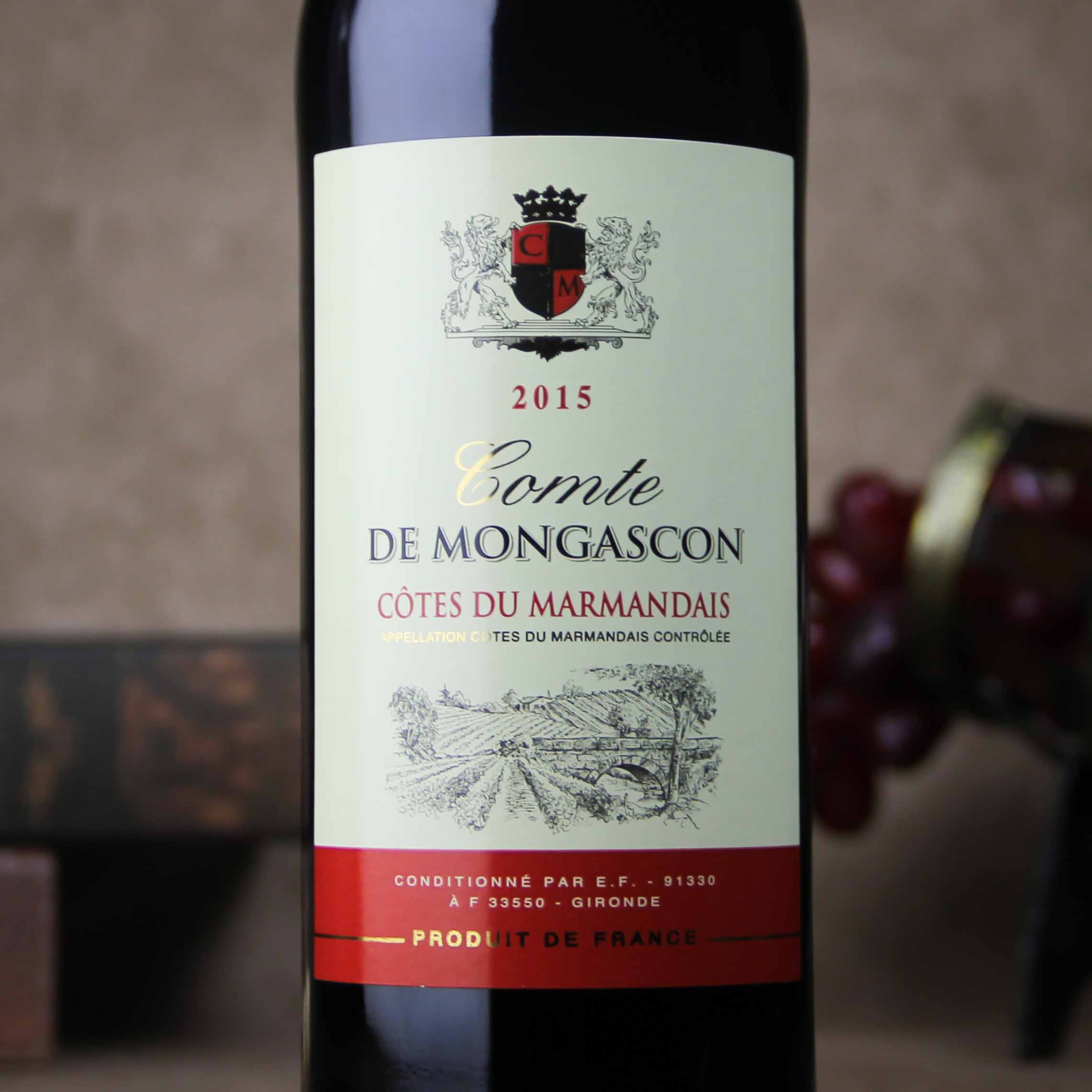 法国莫加斯伯爵马蒙德红葡萄酒