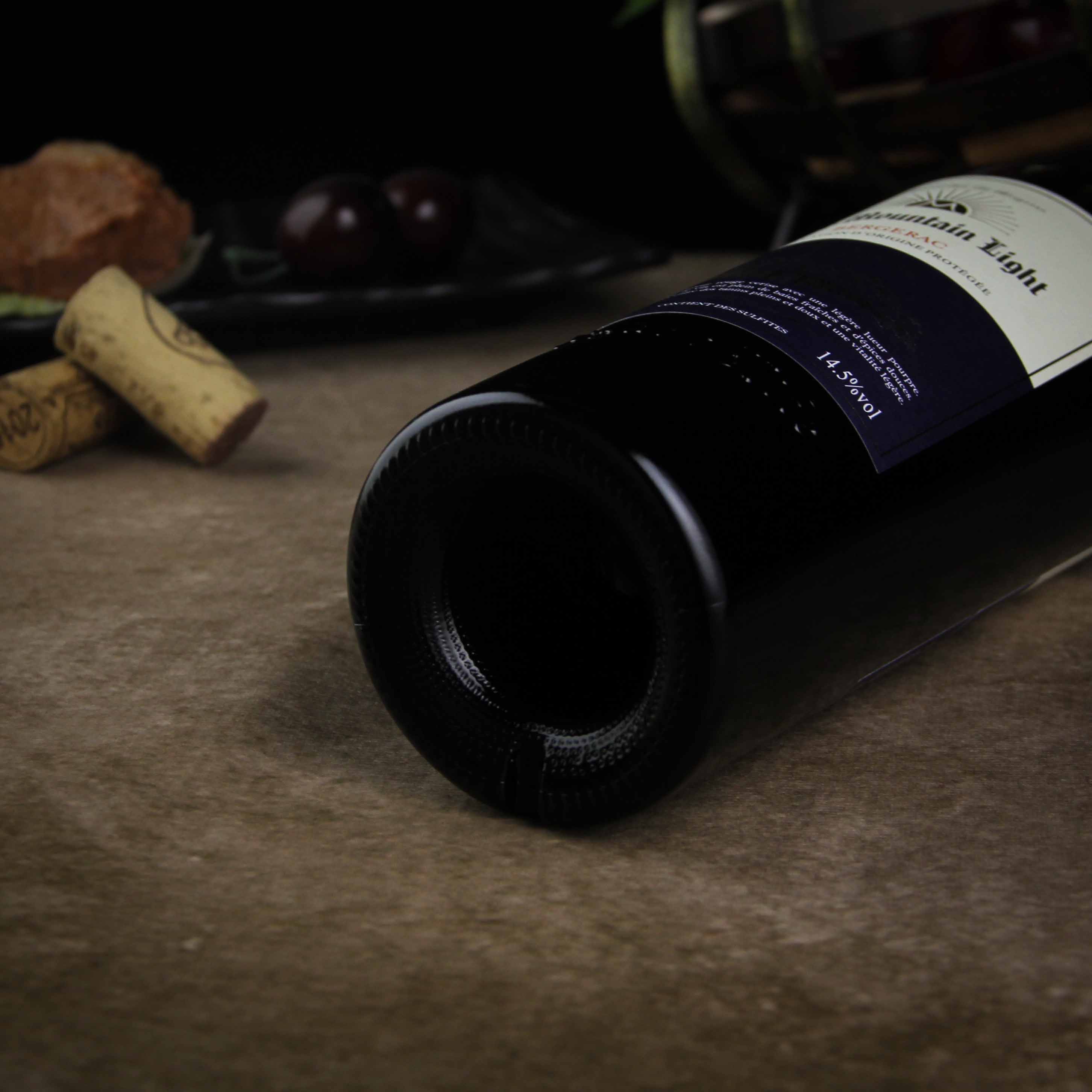 法国蓝山之光贝尔热拉克红葡萄酒