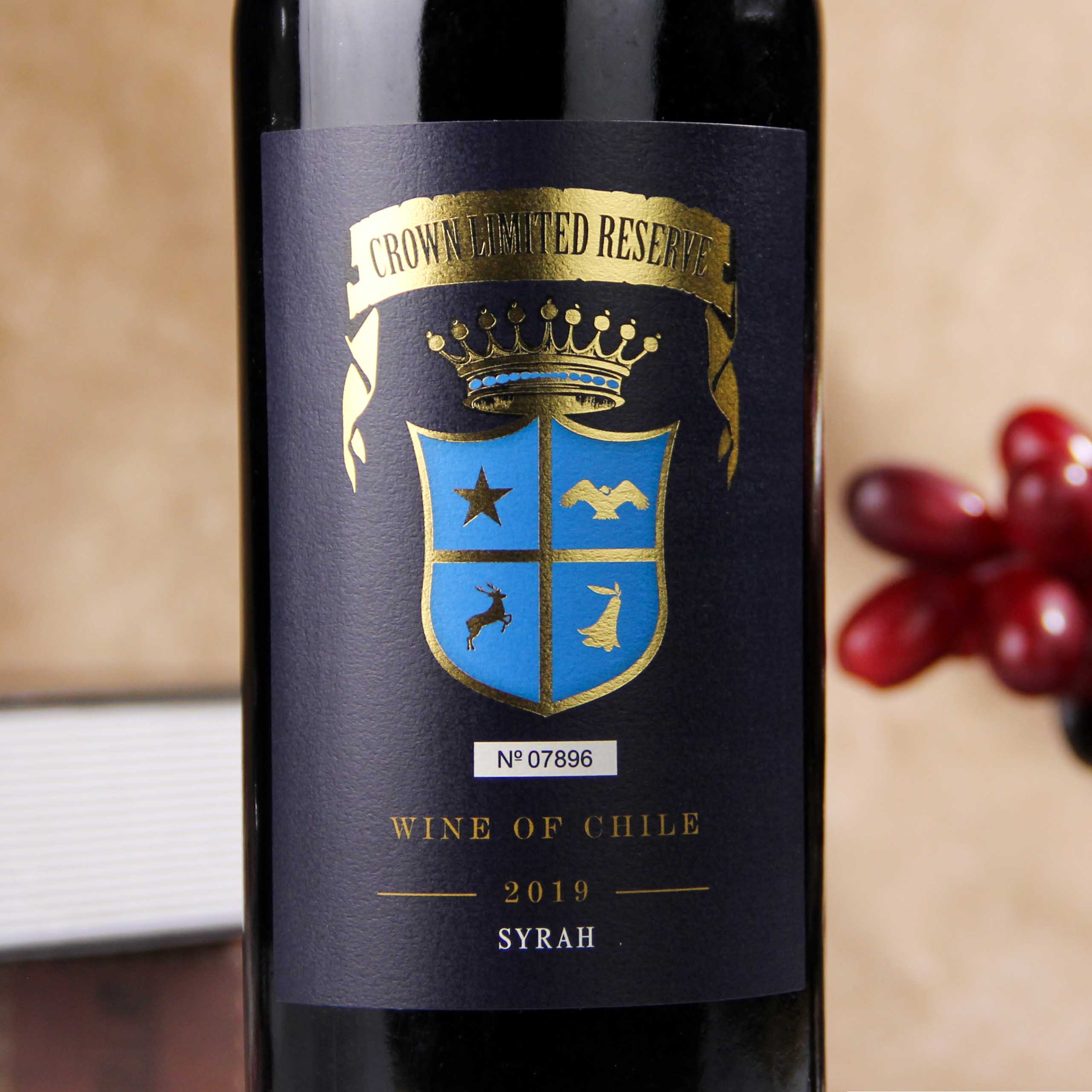 智利马乌莱山谷皇冠限量西拉干红葡萄酒