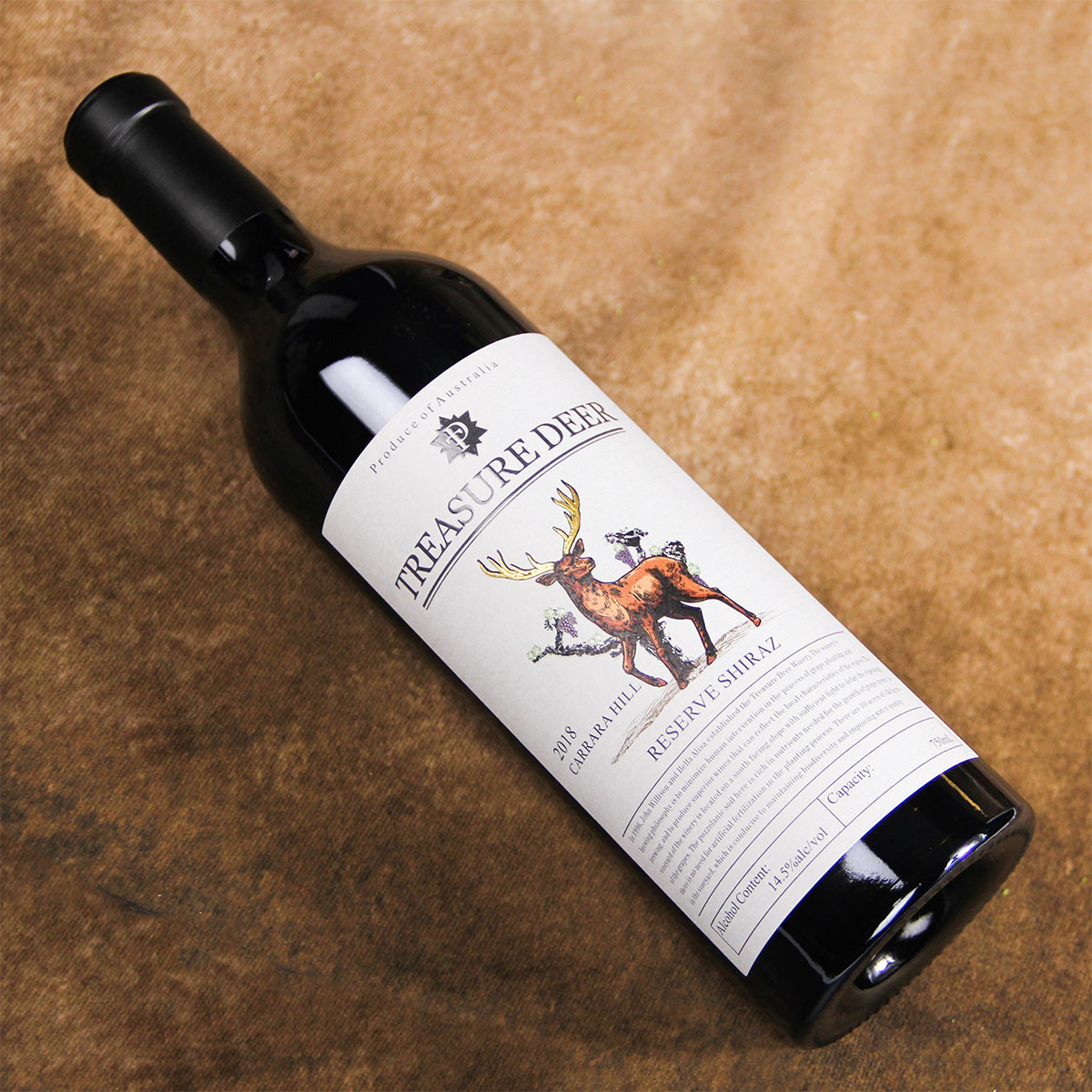 澳大利亚南澳金鹿角酒庄Treasure Deer-金鹿角珍藏西拉红葡萄酒