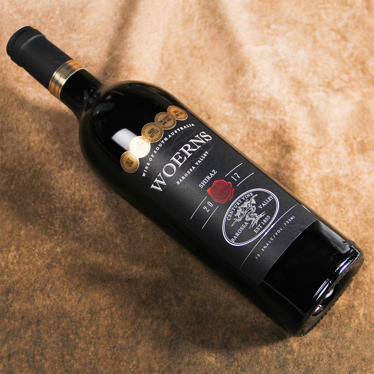 澳大利亚巴罗萨谷沃恩斯百年老藤西拉红葡萄酒