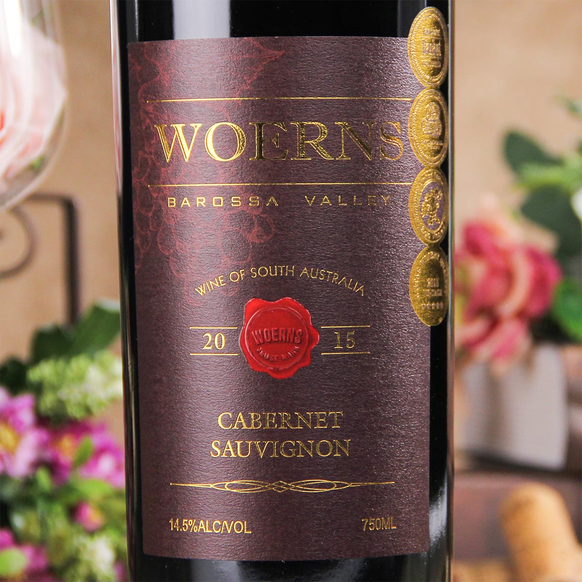 澳大利亚巴罗萨谷沃恩斯60年老藤赤霞珠红葡萄酒