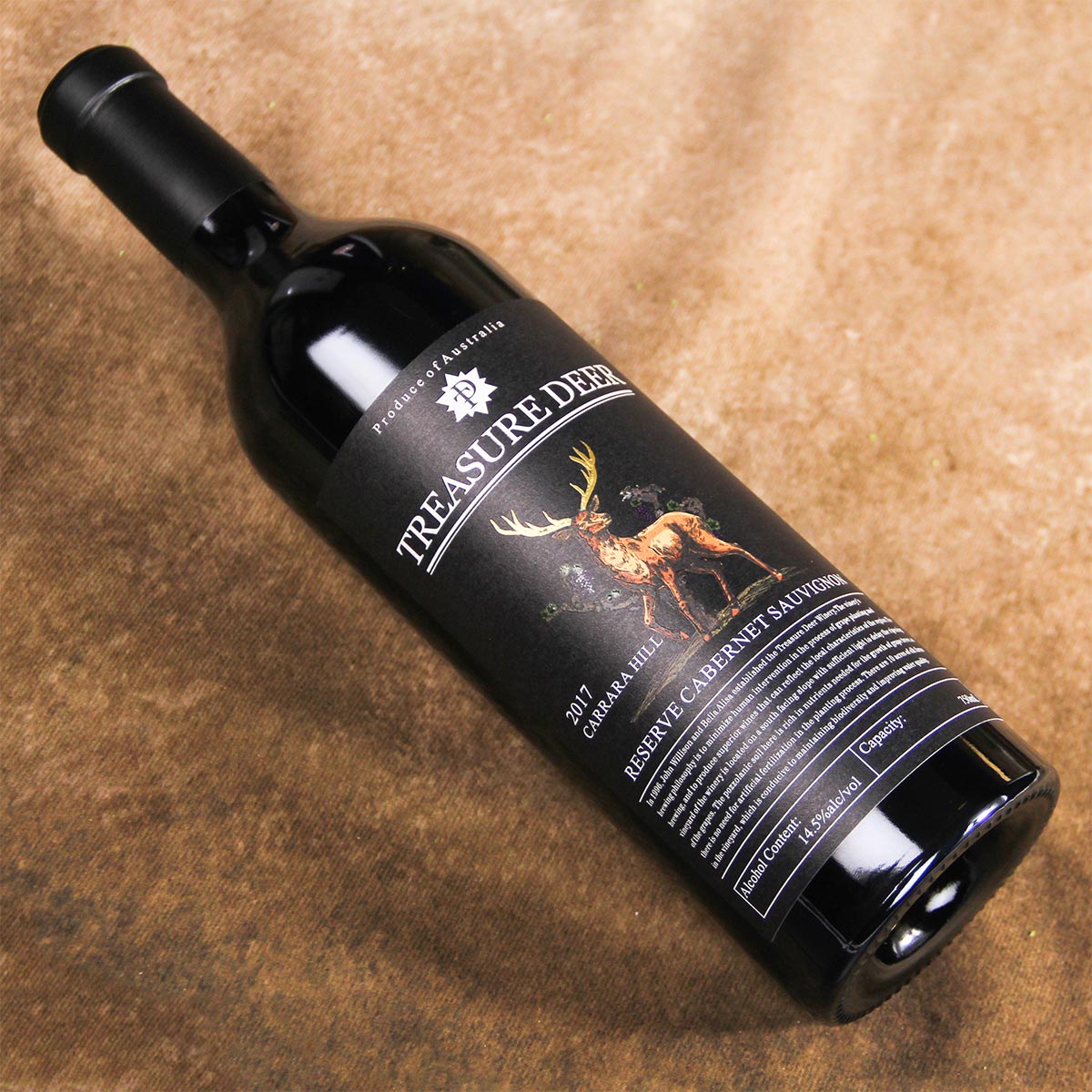 澳大利亚南澳金鹿角酒庄Treasure Deer-金鹿角珍藏赤霞珠干红葡萄酒