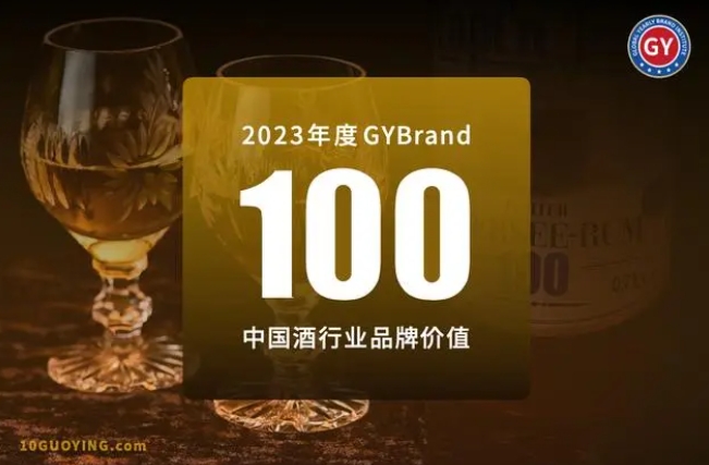 GYBrand独家编制的2023年度中国酒行业品牌价值100强研究报告